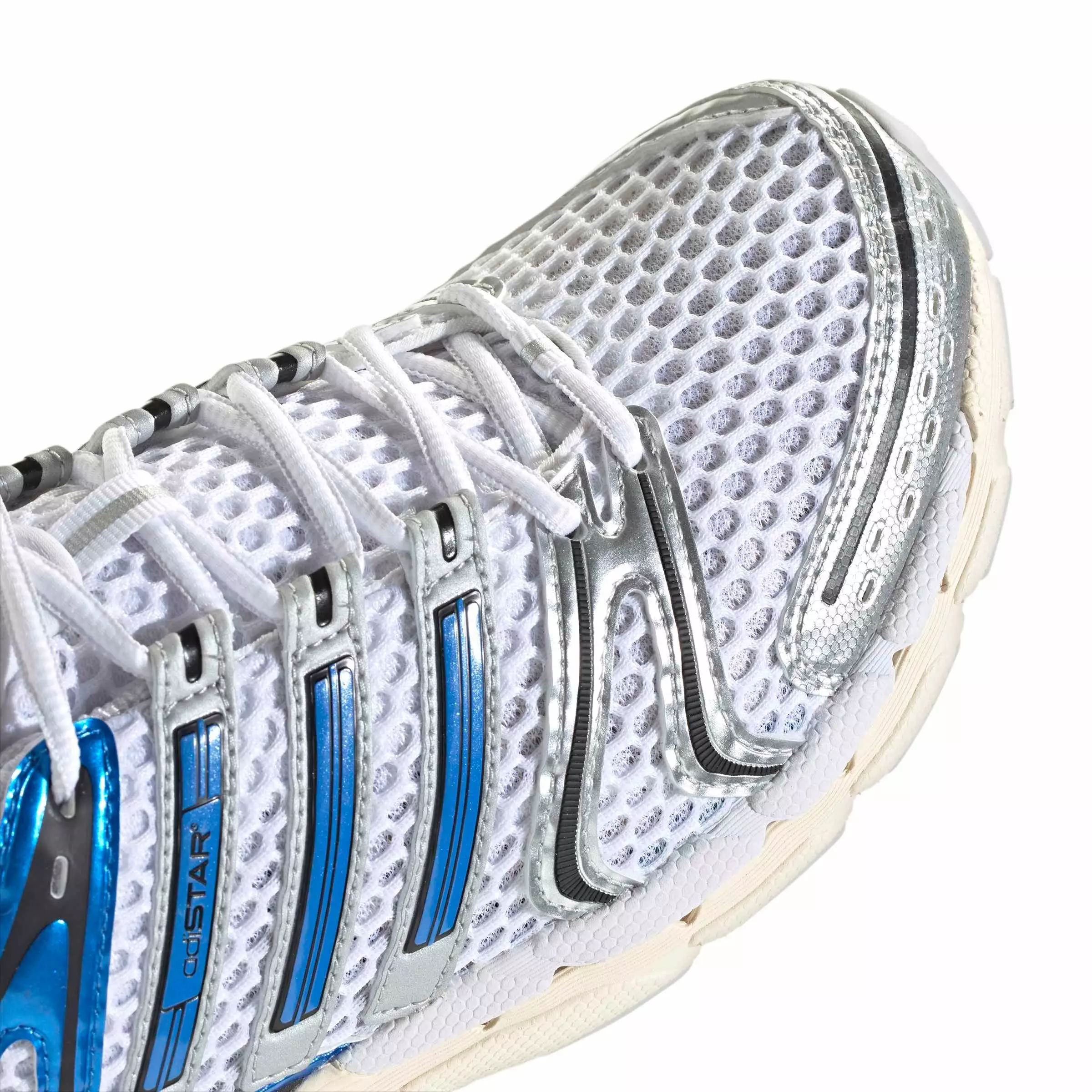 adidas Originals Adistar Control 5 "Ftwr White/Lucid Ray Blue/Dash Grey" Women's Shoe - WHITE/BLUE/GREY