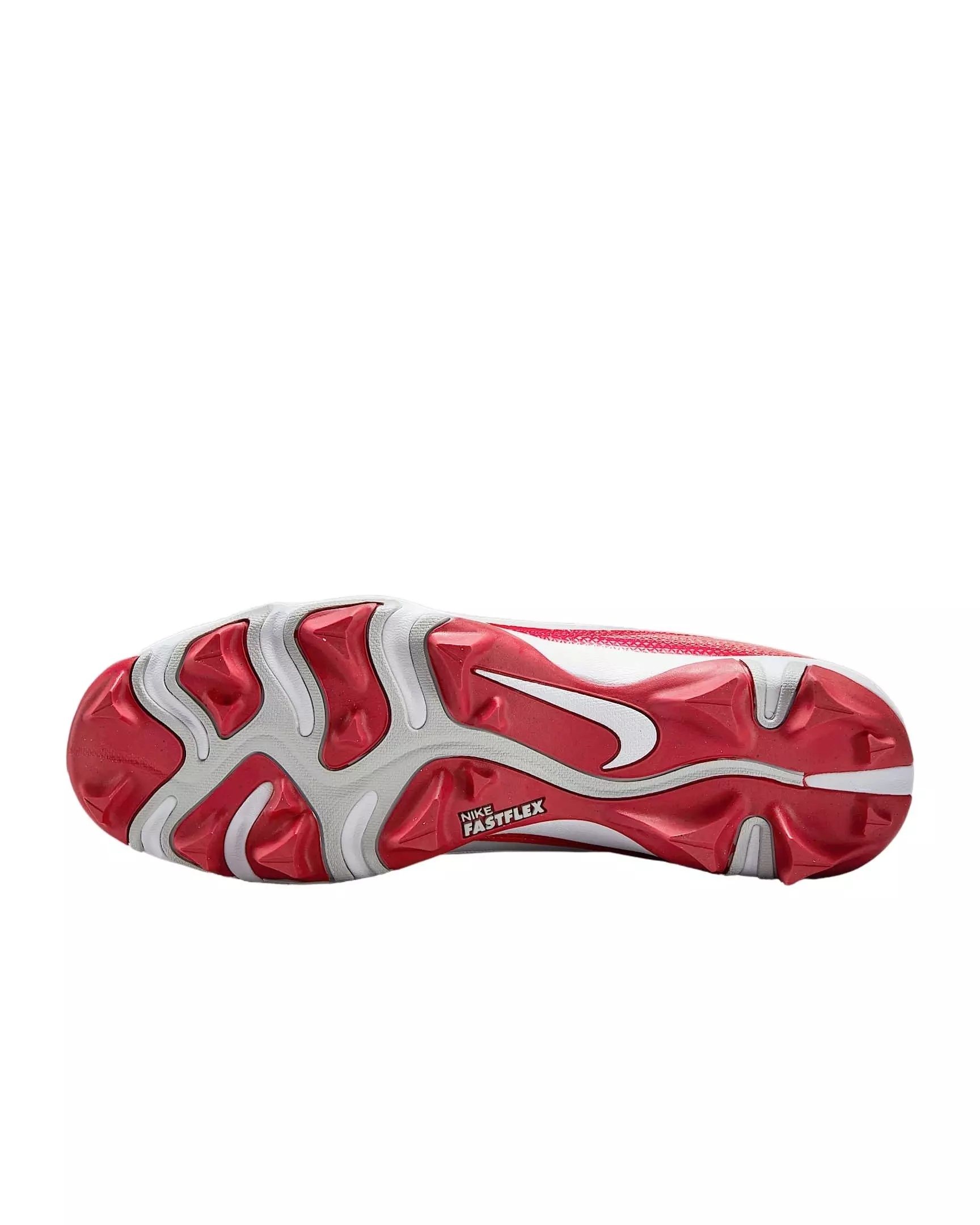 Nike Alpha Menace 4 Shark "White/University Red/Photon Dust" Men's Football Cleat - WHITE/RED/DUST/RED