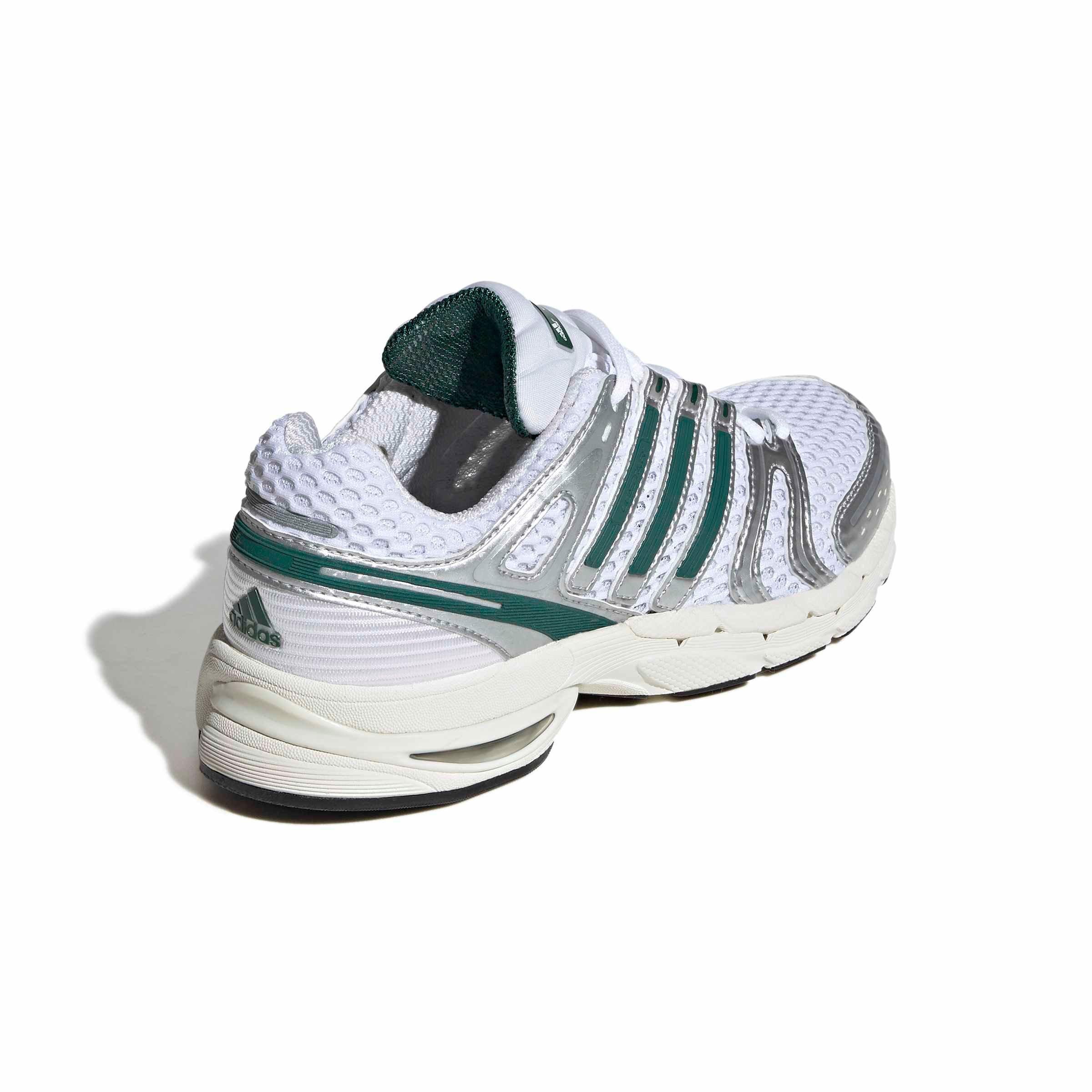 adidas Originals Adistar Control 5 "Ftwr White/Collegiate Green/Silver Metallic" Women's Shoe - WHITE/GREEN/SILVER Thumbnail View 4
