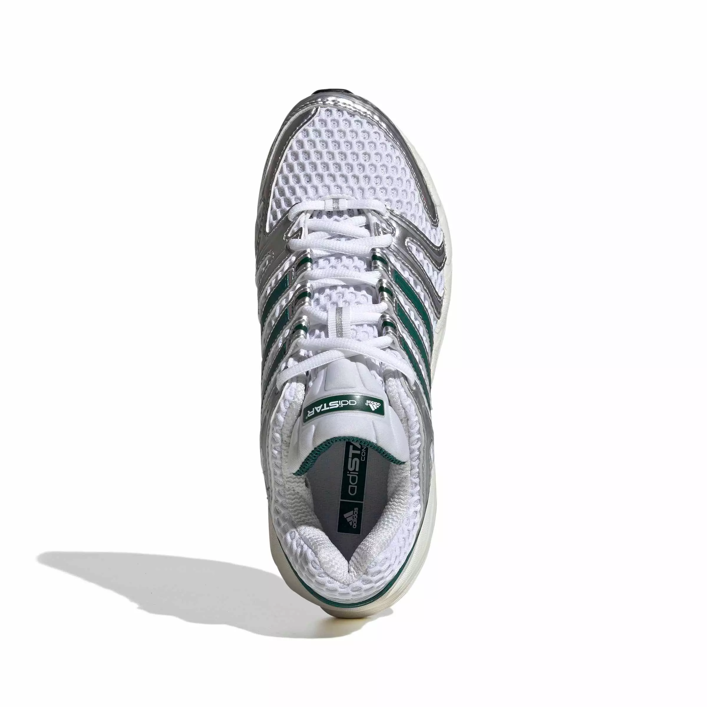 adidas Originals Adistar Control 5 "Ftwr White/Collegiate Green/Silver Metallic" Women's Shoe - WHITE/GREEN/SILVER