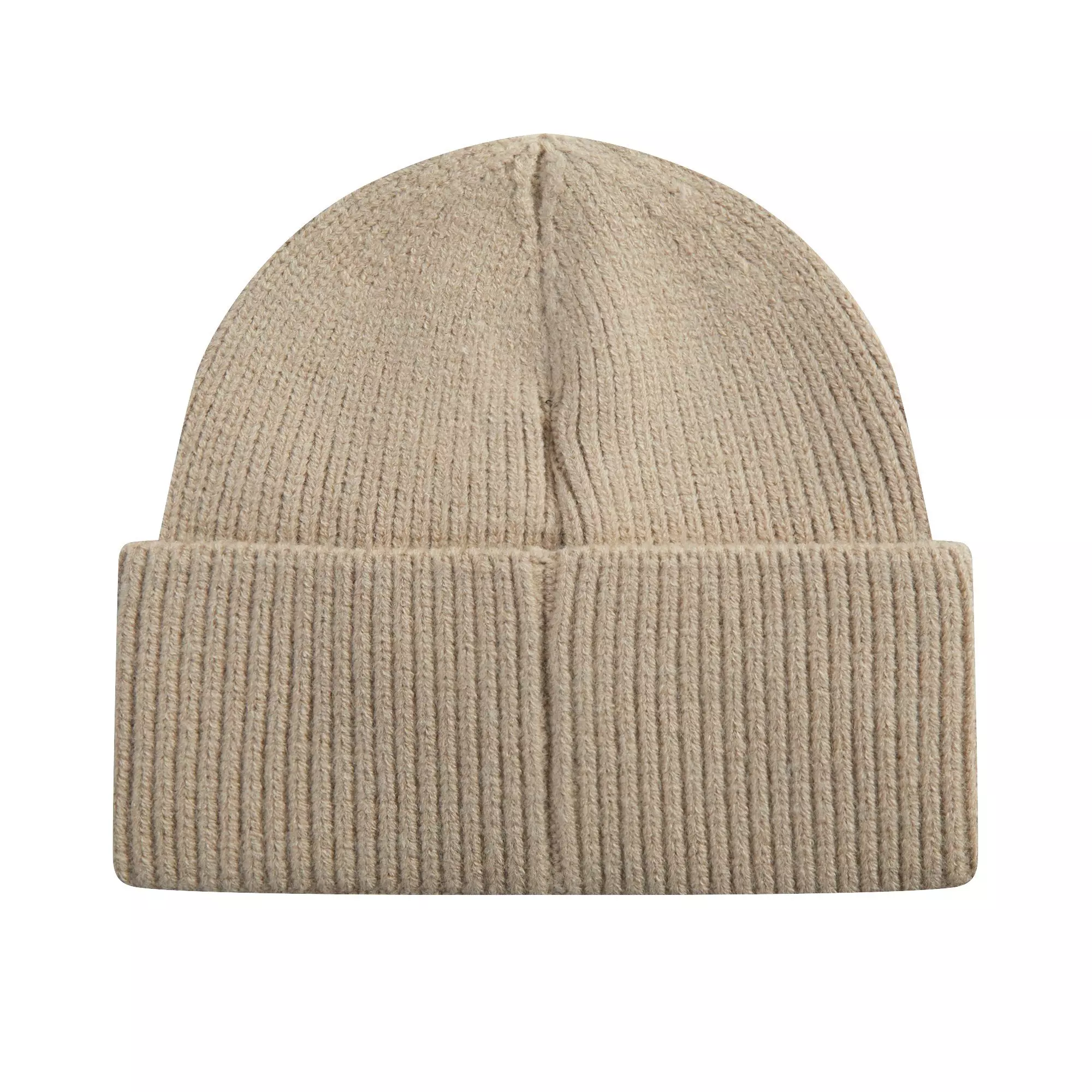 L/AB c/o Off-White Horizontal Embroidered Cuff Beanie - Beige - BEIGE