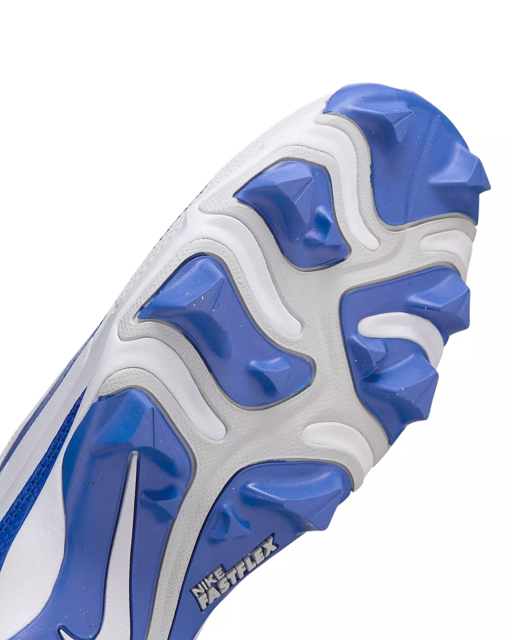Nike Alpha Menace 4 Shark "White/Hyper Royal/Photon Dust/Hyper Royal" Men's Football Cleat - WHITE/ROYAL/DUST/ROYAL