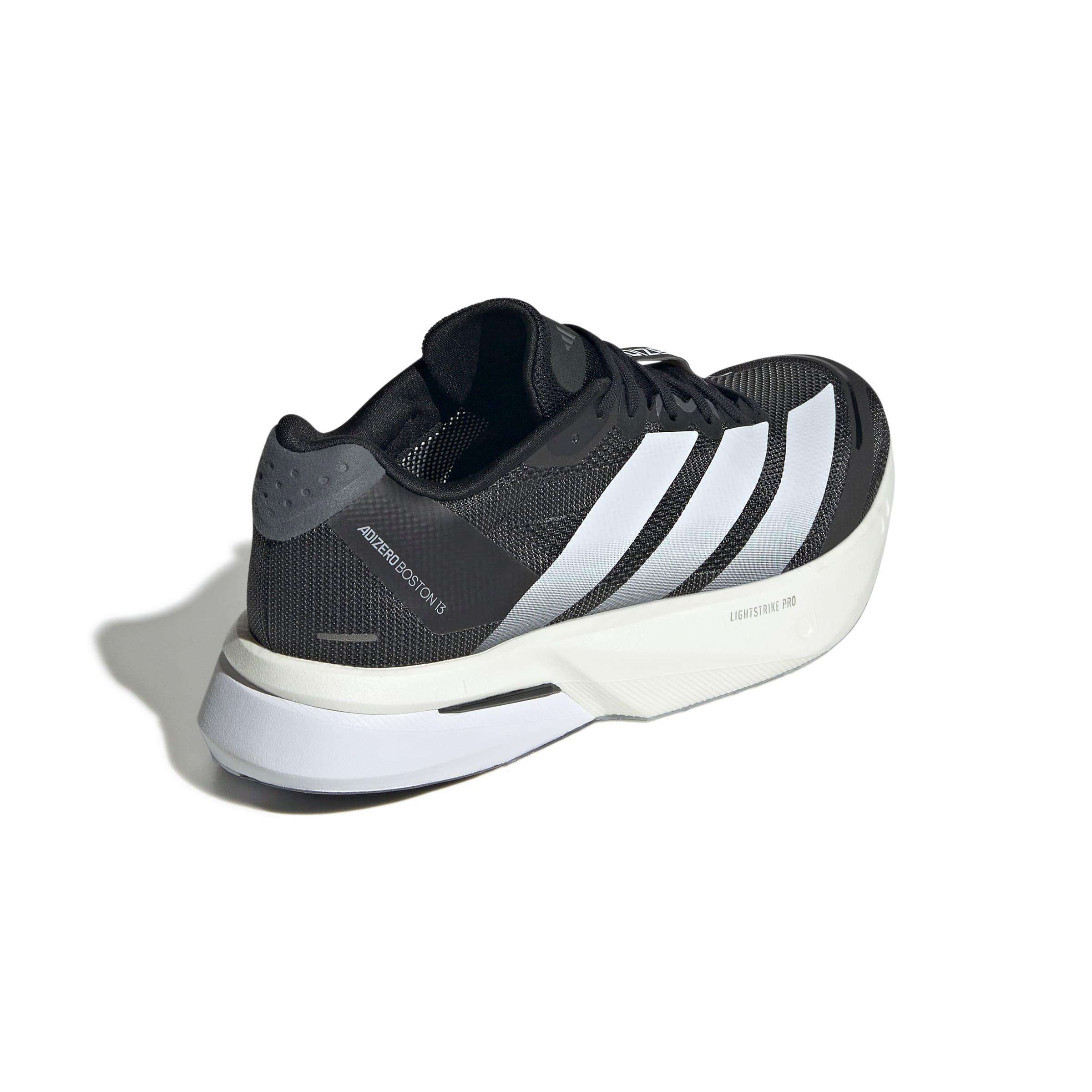 adidas Adizero Boston 13 "Core Black/Ftwr White/Grey Five" Women's Running Shoe - BLACK/WHITE/GREY Thumbnail View 4