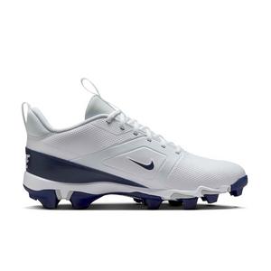 Nike Alpha Menace 4 Shark "White/Midnight Navy/Photon Dust/Midnight Navy" Men's Football Cleat