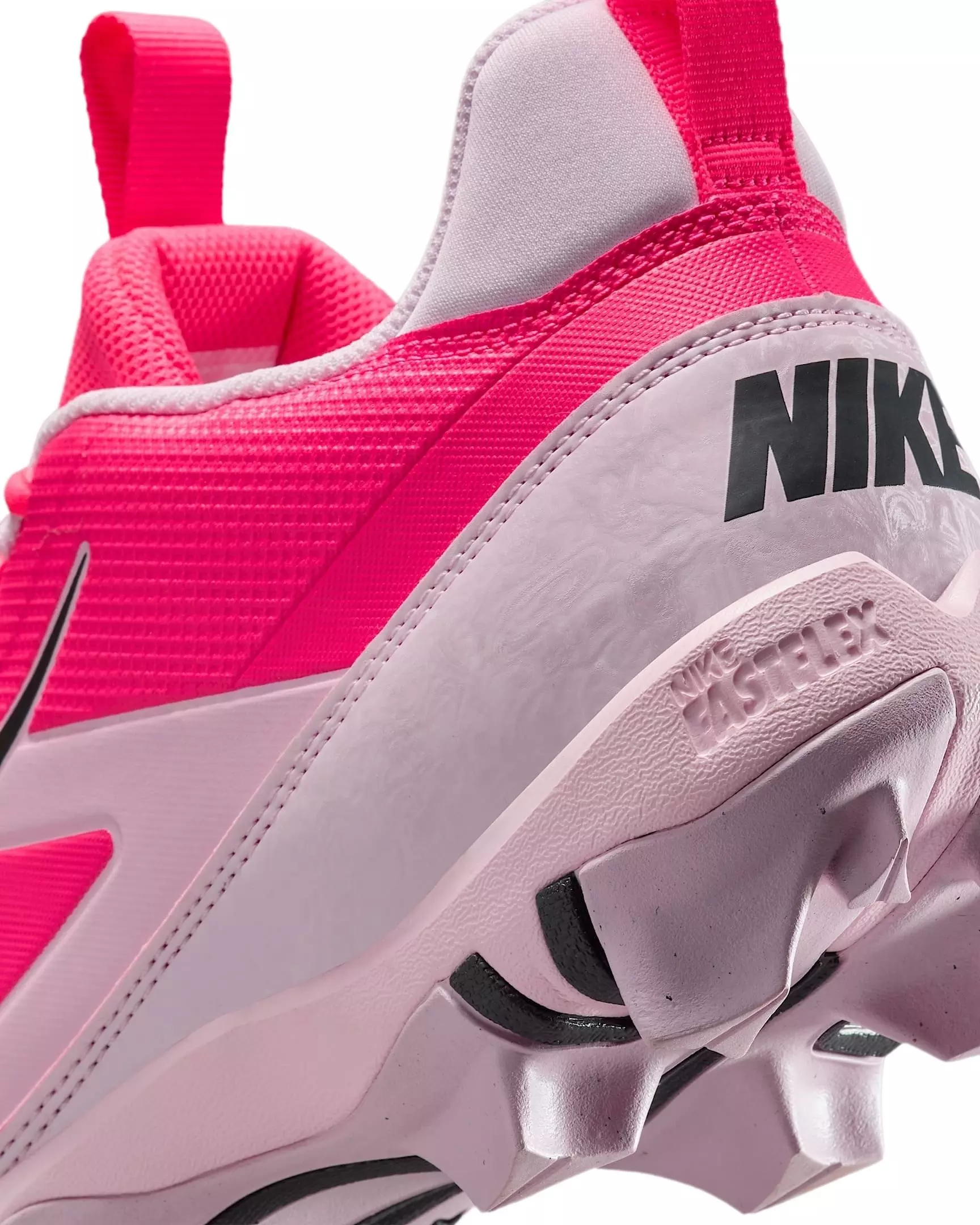 Nike Alpha Menace 4 Shark "Racer Pink/Pink Foam/Dark Smoke Grey" Men's Football Cleat - PINK/PINK/DK GREY/DK GREY