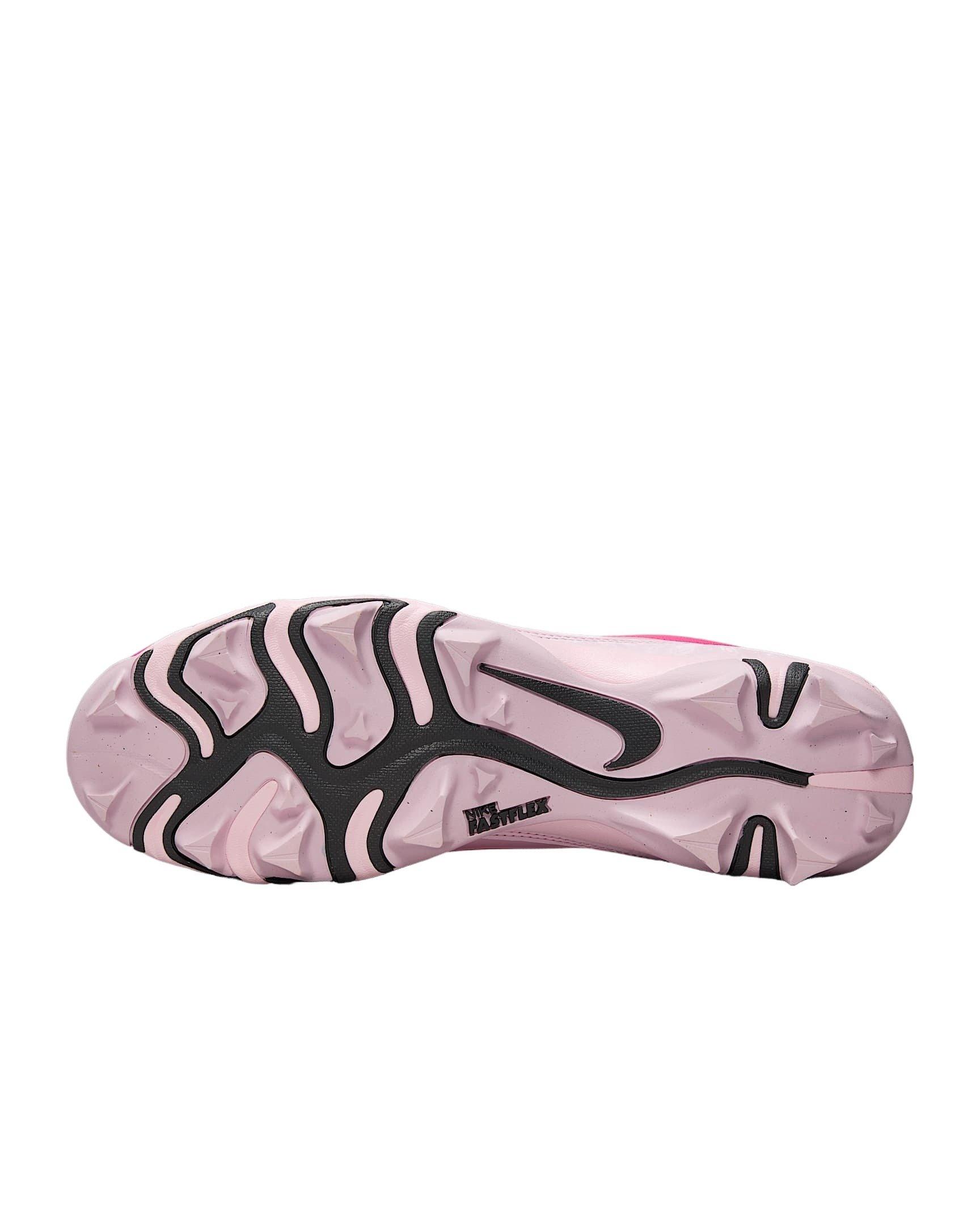 Nike Alpha Menace 4 Shark "Racer Pink/Pink Foam/Dark Smoke Grey" Men's Football Cleat - PINK/PINK/DK GREY/DK GREY Thumbnail View 9