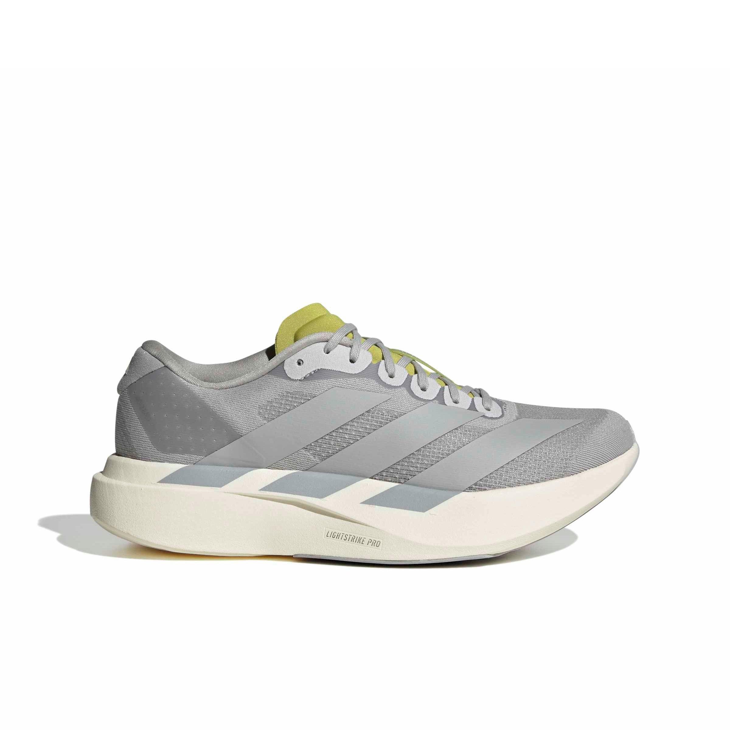 adidas Adizero EVO SL "Grey Two/Grey Two/Cloud White" Women's Running Shoe - GREY/GREY/WHITE Thumbnail View 1