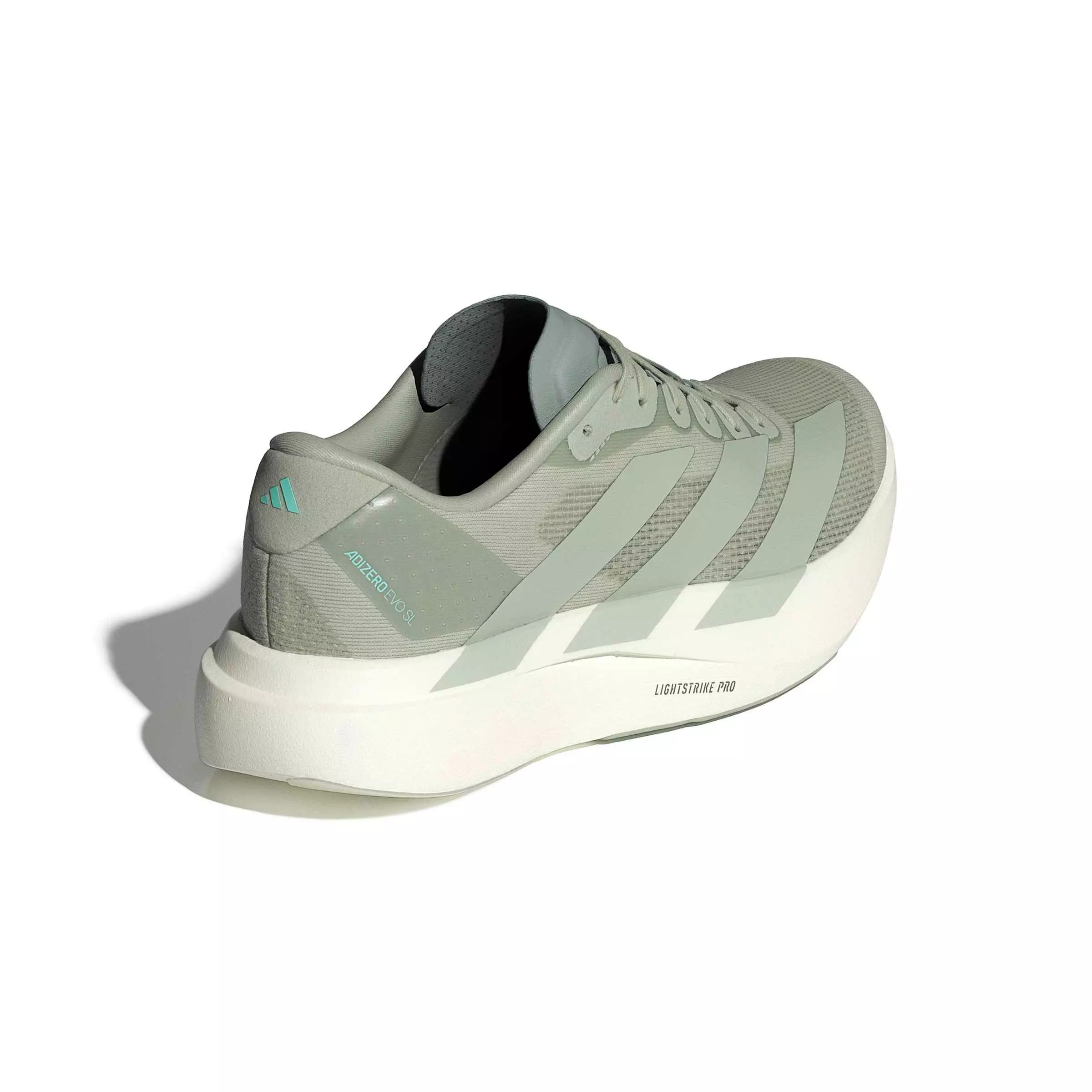adidas Adizero EVO SL "Halo Green/Halo Green/Cloud White" Women's Running Shoe - GREEN/GREEN/WHITE