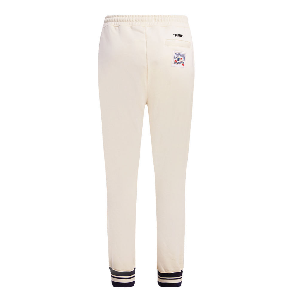 Pro Standard Women's MLB New York Yankees Retro Classic Sweatpants - Eggshell - EGGSHELL Thumbnail View 2