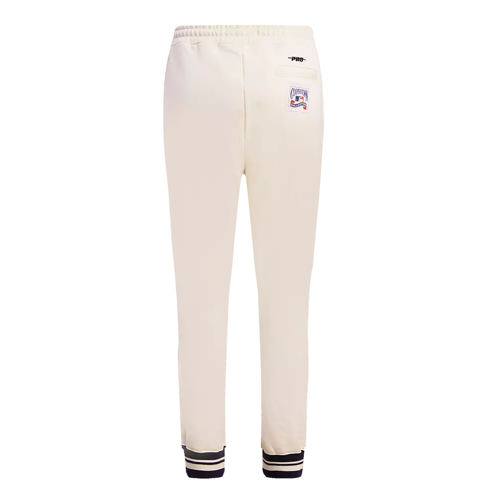 Pro Standard Women's MLB New York Yankees Retro Classic Sweatpants - Eggshell - EGGSHELL