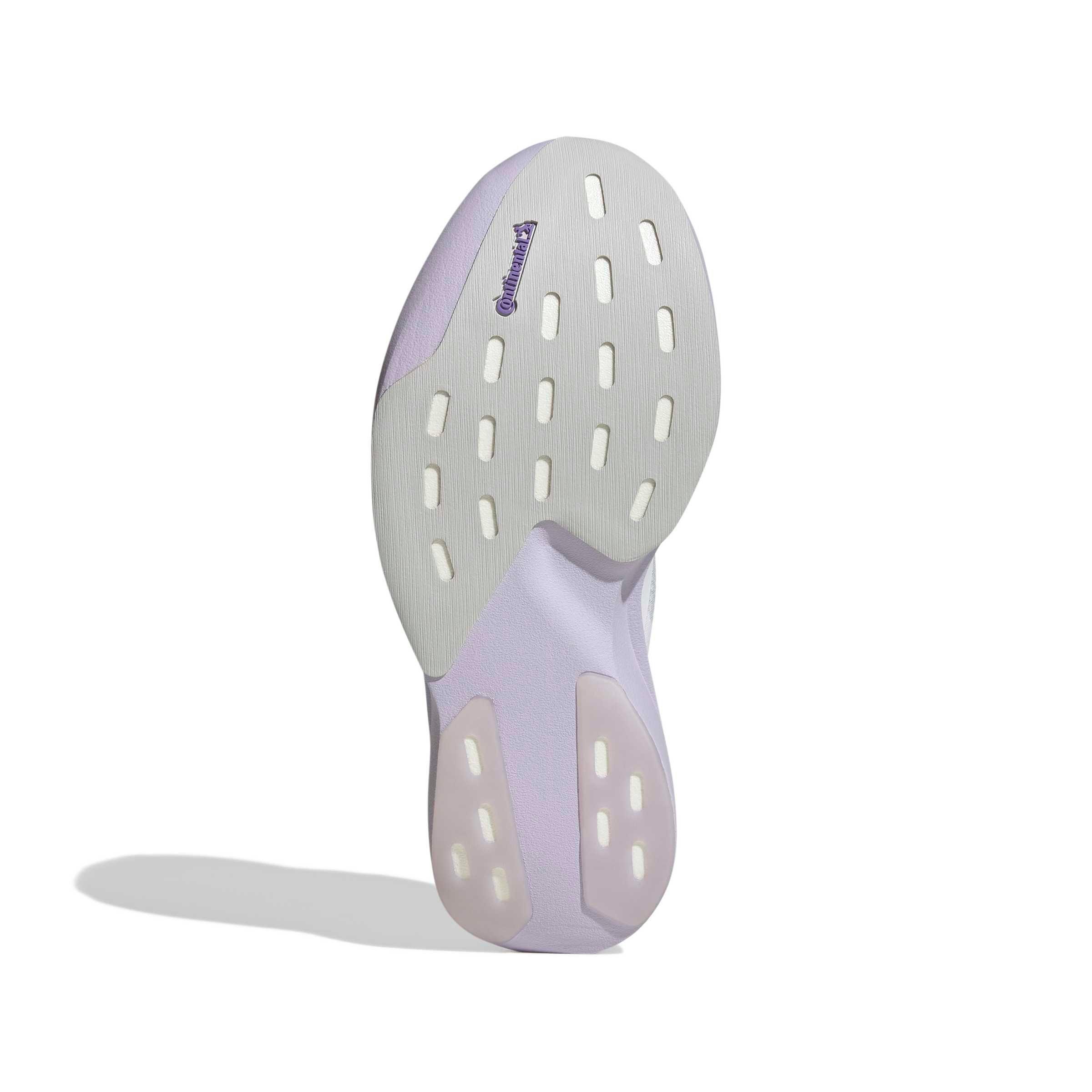 adidas Adizero EVO SL "Ftwr White/Zero Metallic/Purple Tint" Women's Running Shoe - WHITE/METALLIC/PURPLE Thumbnail View 6