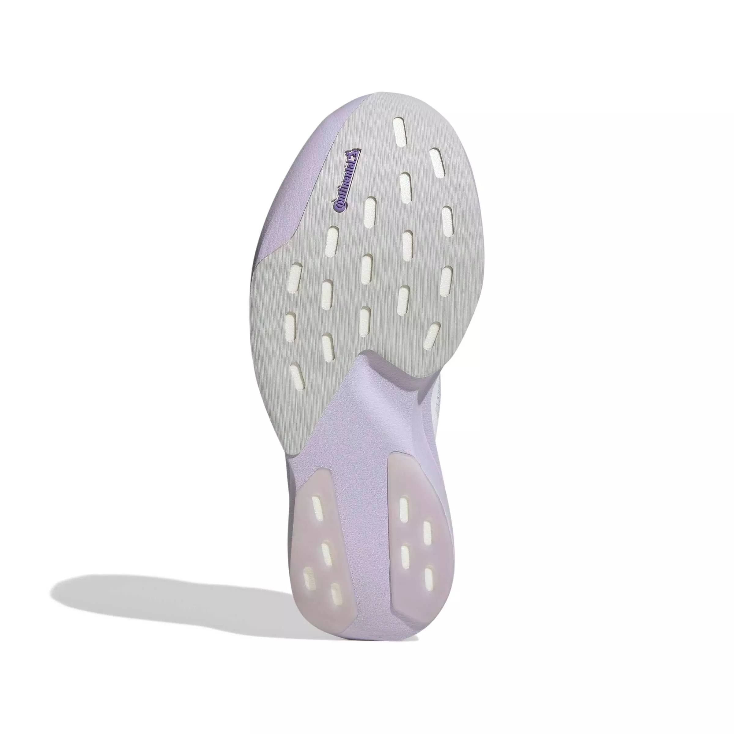 adidas Adizero EVO SL "Ftwr White/Zero Metallic/Purple Tint" Women's Running Shoe - WHITE/METALLIC/PURPLE