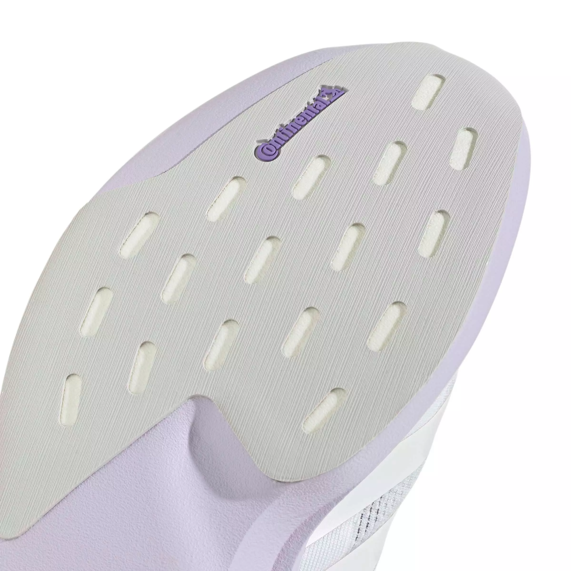 adidas Adizero EVO SL "Ftwr White/Zero Metallic/Purple Tint" Women's Running Shoe - WHITE/METALLIC/PURPLE