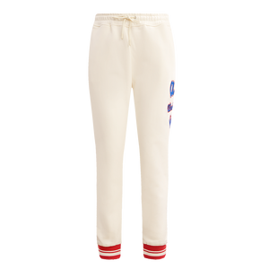Pro Standard Women's MLB Atlanta Braves Retro Classic Sweatpants - Eggshell