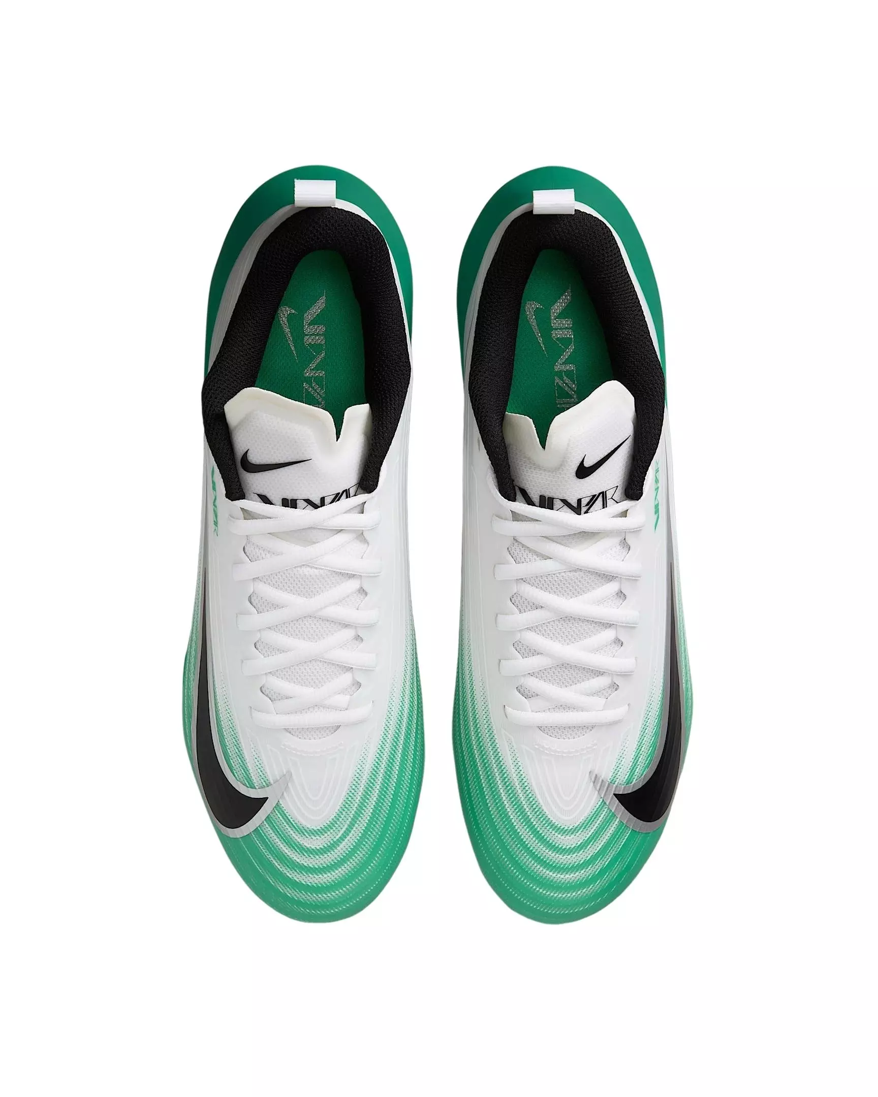 Nike Vapor Speed 3 "White/Stadium Green/Metallic Silver/Black" Men's Football Cleat - WHITE/GREEN/SILVER/BLACK