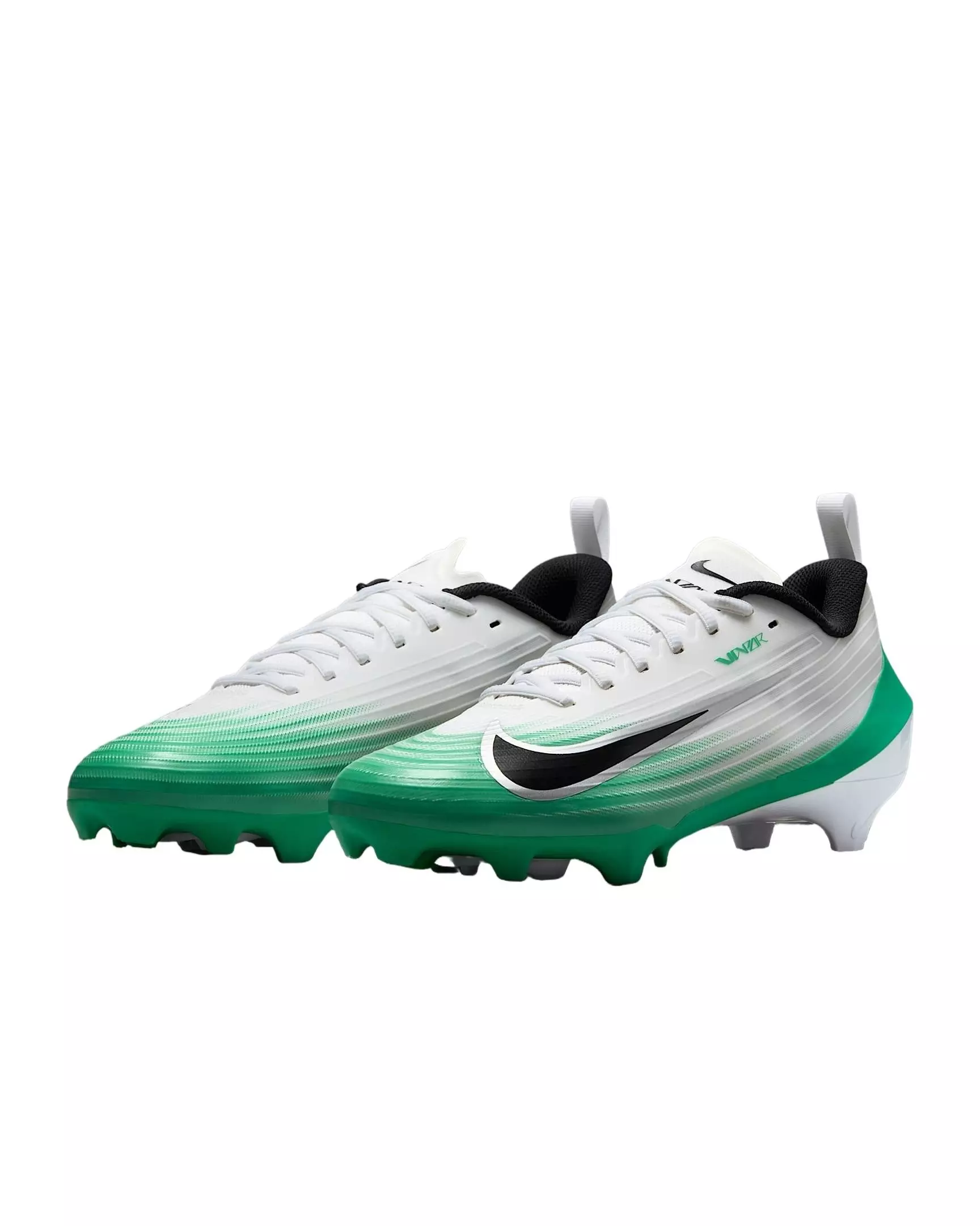 Nike Vapor Speed 3 "White/Stadium Green/Metallic Silver/Black" Men's Football Cleat - WHITE/GREEN/SILVER/BLACK