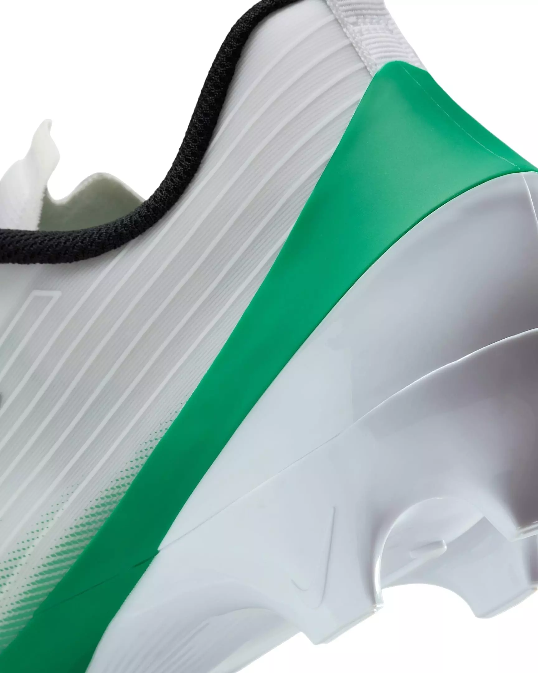 Nike Vapor Speed 3 "White/Stadium Green/Metallic Silver/Black" Men's Football Cleat - WHITE/GREEN/SILVER/BLACK