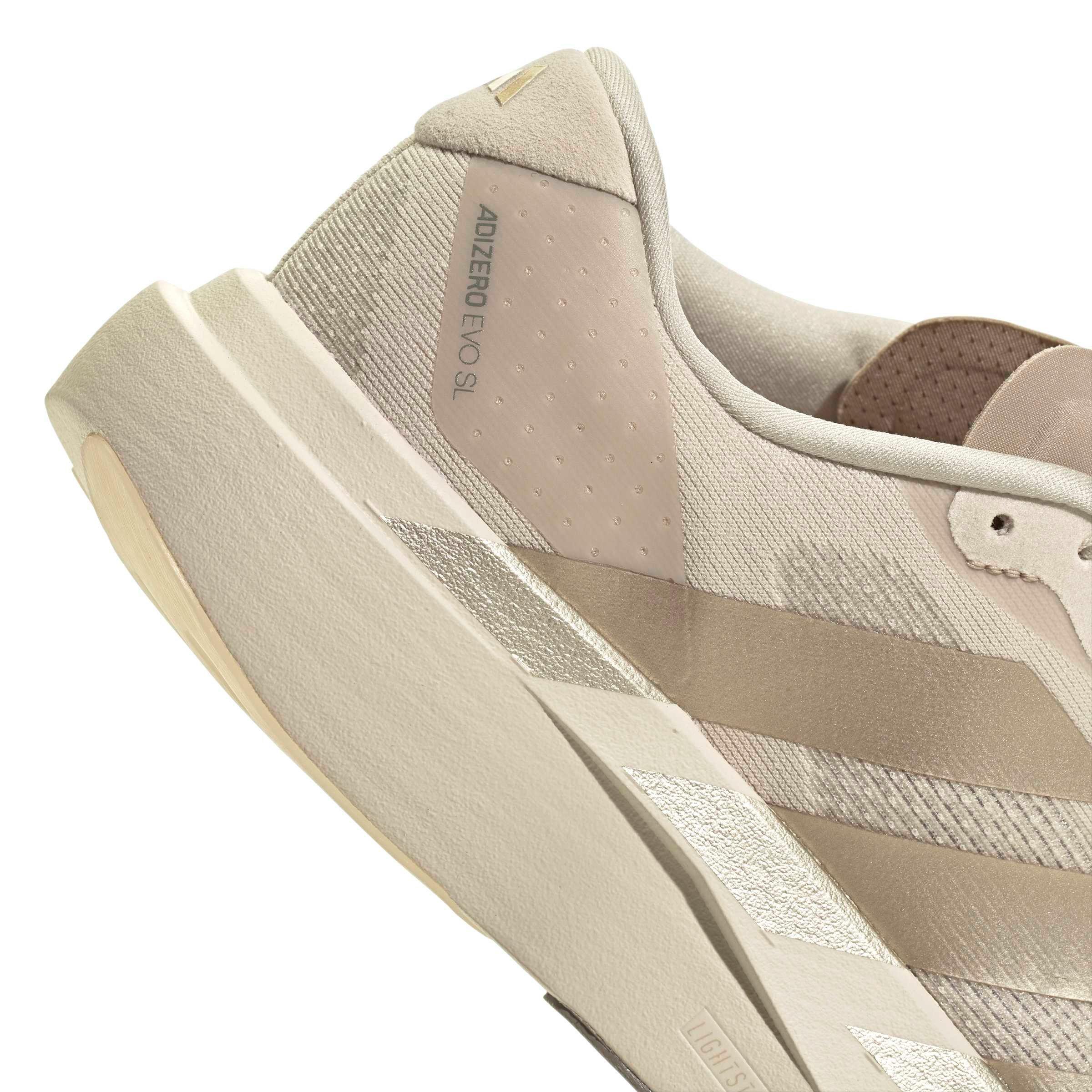 adidas Adizero EVO SL "Alumina/Putty Beige/Wonder Beige" Women's Running Shoe - ALUMINA/BEIGE/BEIGE Thumbnail View 8