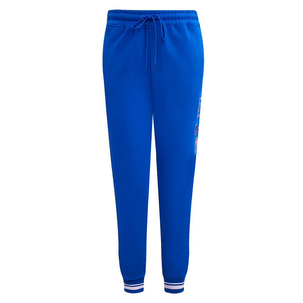 Pro Standard Women's MLB Atlanta Brave Retro Classic Sweatpants - Royal/Red - ROYAL/RED Thumbnail View 1