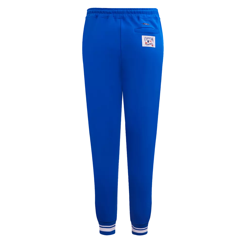 Pro Standard Women's MLB Atlanta Brave Retro Classic Sweatpants - Royal/Red - ROYAL/RED