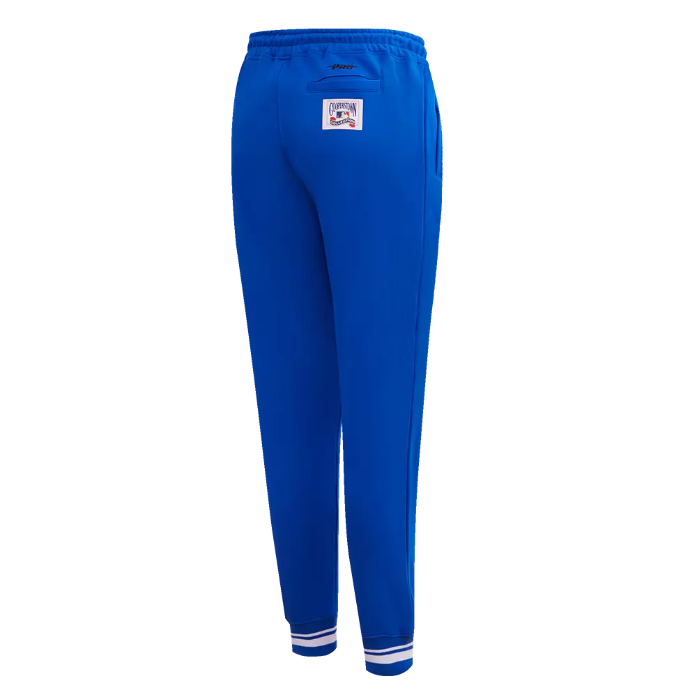 Pro Standard Women's MLB Atlanta Brave Retro Classic Sweatpants - Royal/Red - ROYAL/RED