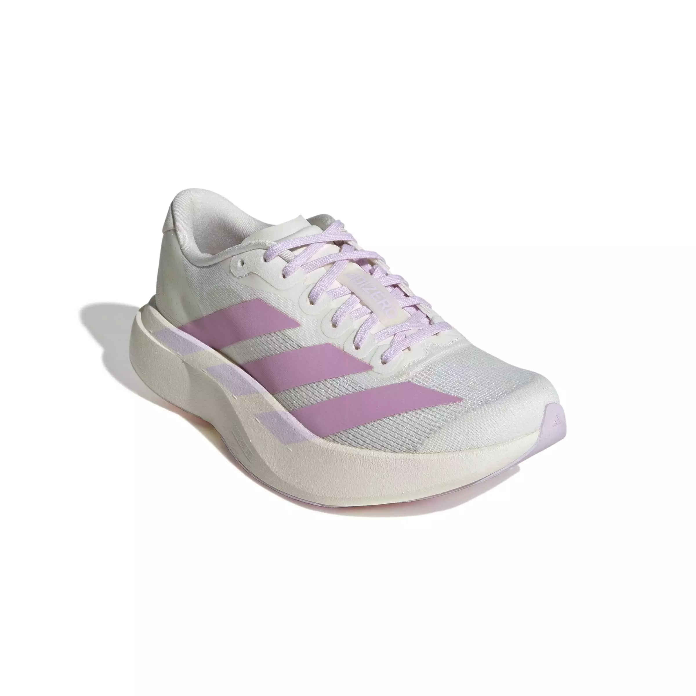 adidas Adizero EVO SL "Off White/Bliss Lilac/Ice Lavender" Women's Running Shoe - OFF WHITE/LILAC/LAVENDER