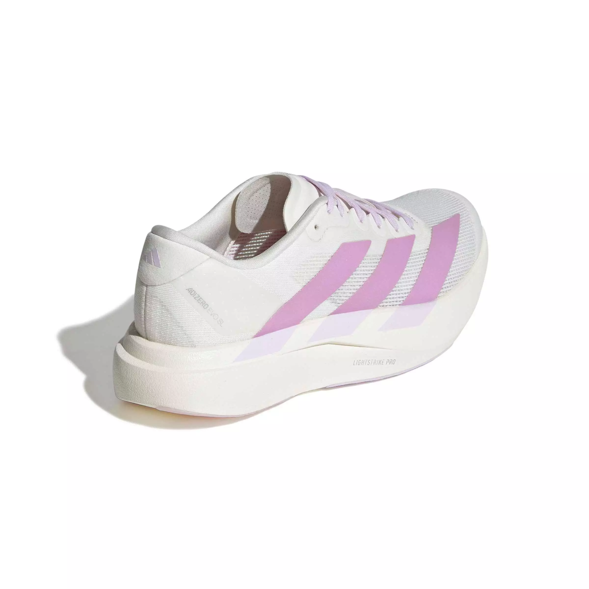 adidas Adizero EVO SL "Off White/Bliss Lilac/Ice Lavender" Women's Running Shoe - OFF WHITE/LILAC/LAVENDER