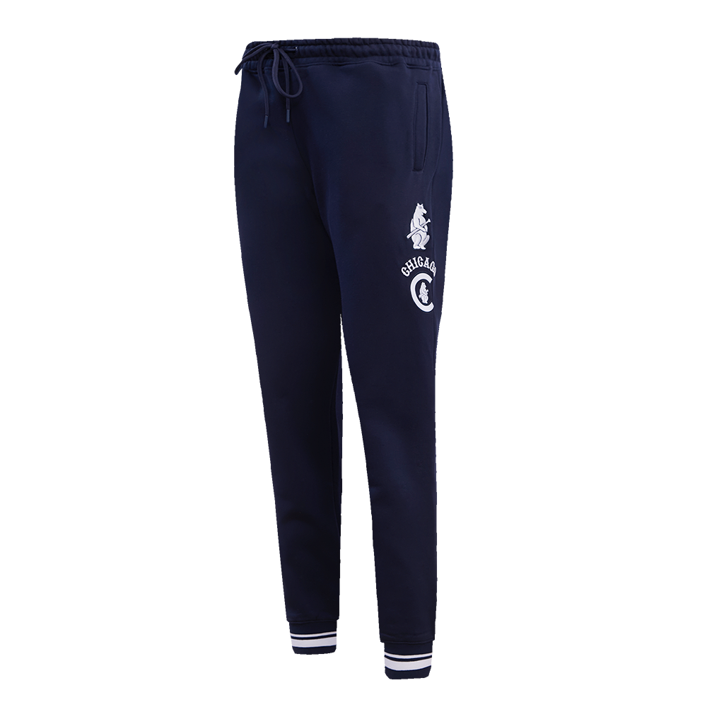Pro Standard Women's MLB Chicago Cubs Retro Classic Sweatpants - Navy - NAVY Thumbnail View 3
