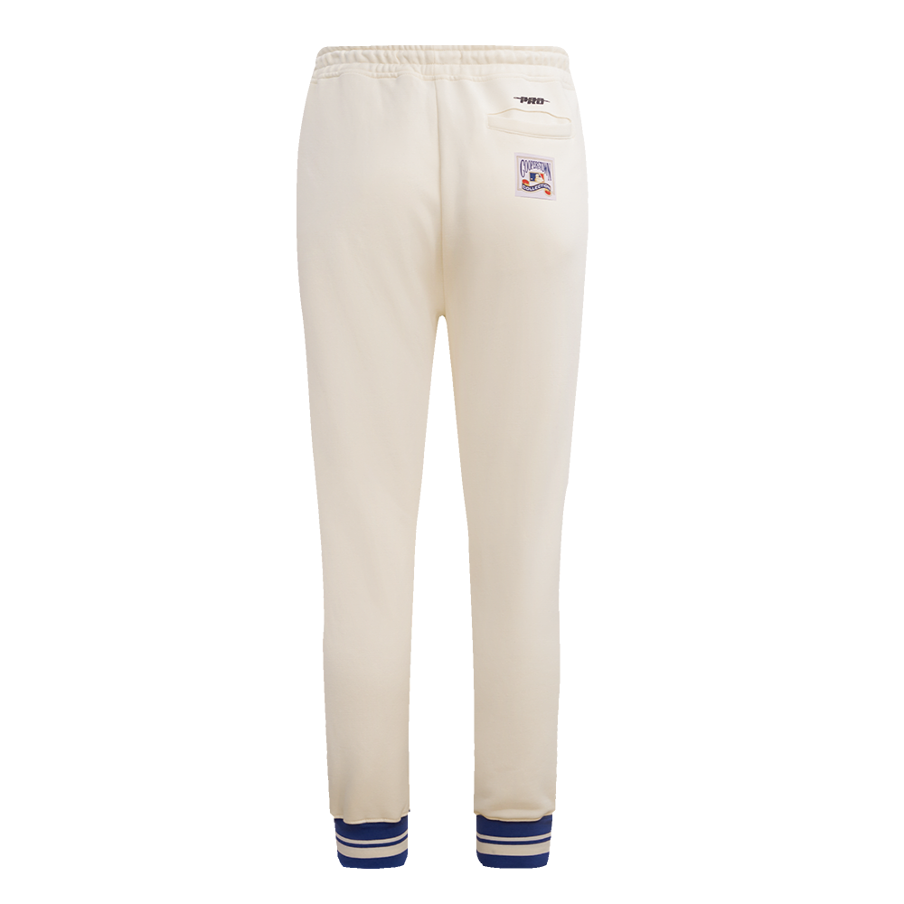 Pro Standard Women's MLB New York Mets Retro Classic Sweatpants - Eggshell - EGGSHELL Thumbnail View 2