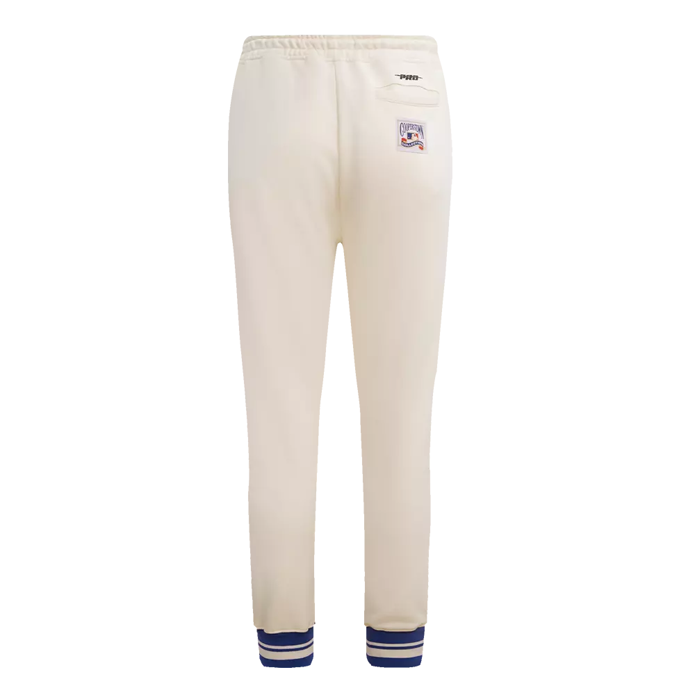Pro Standard Women's MLB New York Mets Retro Classic Sweatpants - Eggshell - EGGSHELL