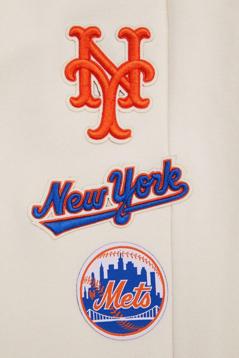Pro Standard Women's MLB New York Mets Retro Classic Sweatpants - Eggshell - EGGSHELL Thumbnail View 5