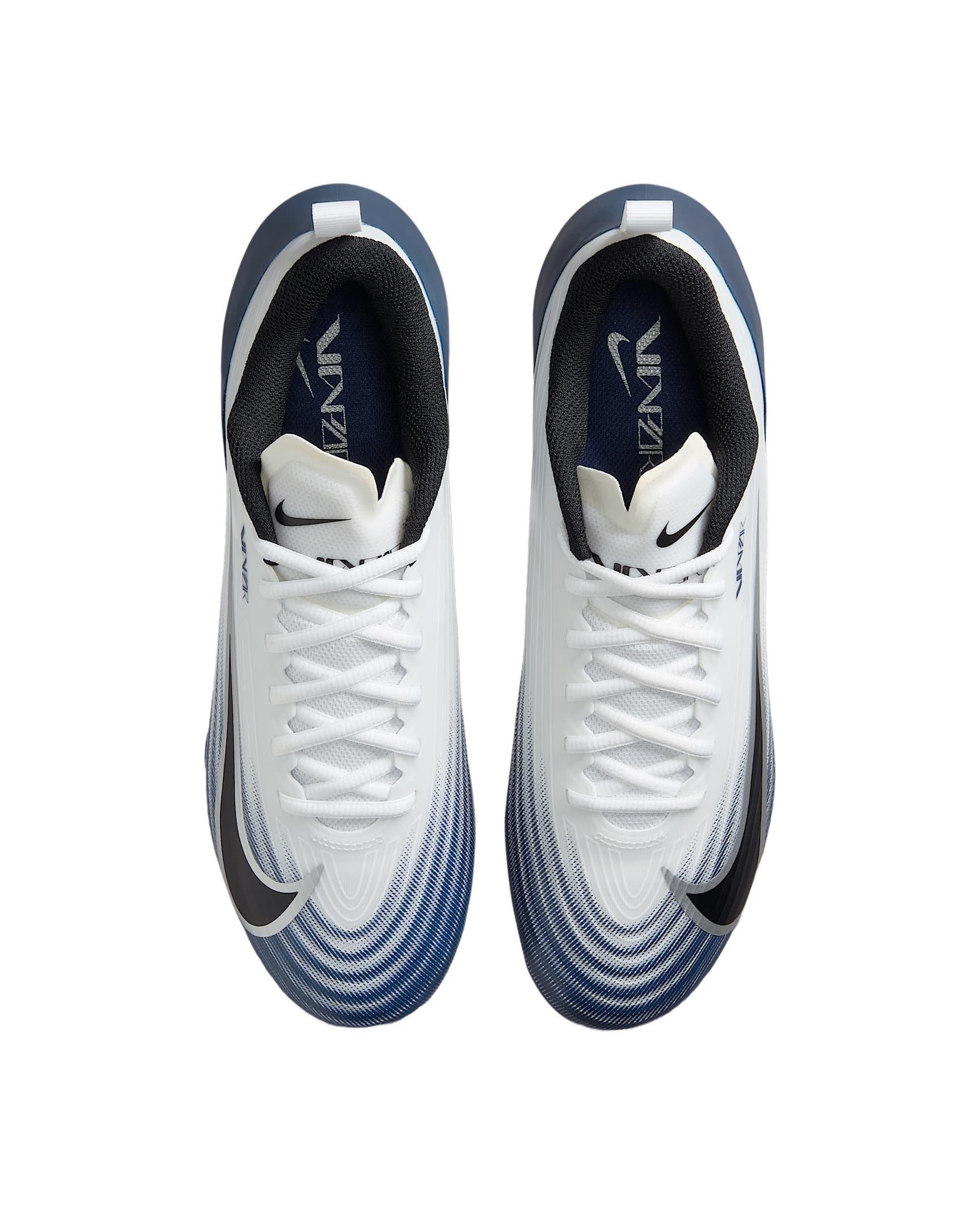 Nike Vapor Speed 3 Men's Lightweight Football Cleats - White/Navy