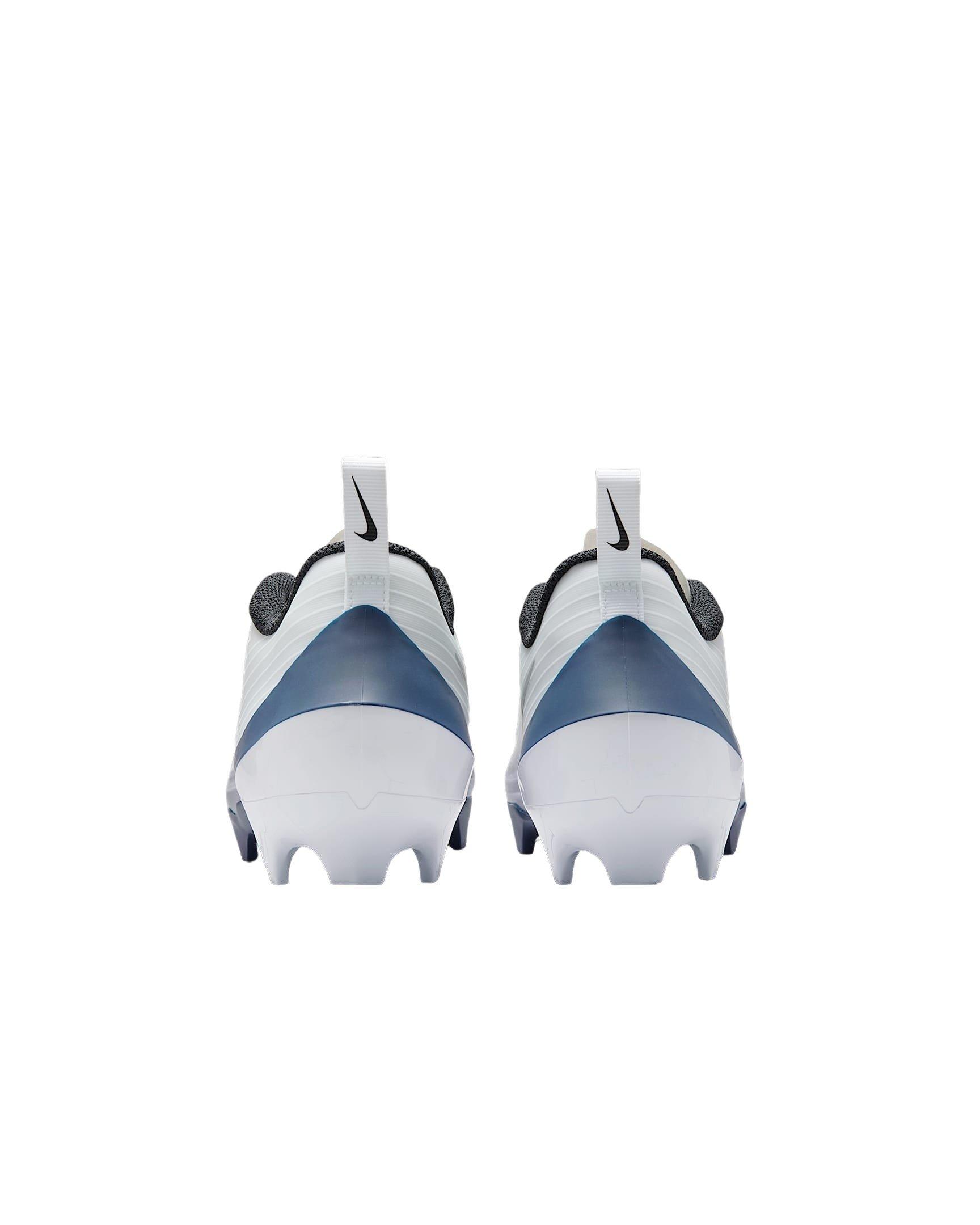Nike Vapor Speed 3 "White/Midnight Navy/Metallic Silver/Black" Men's Football Cleat - WHITE/NAVY/SILVER/BLACK Thumbnail View 5