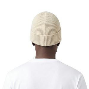 L/AB c/o Off-White Off Embroidered Cuff Beanie - Cream - CREAM