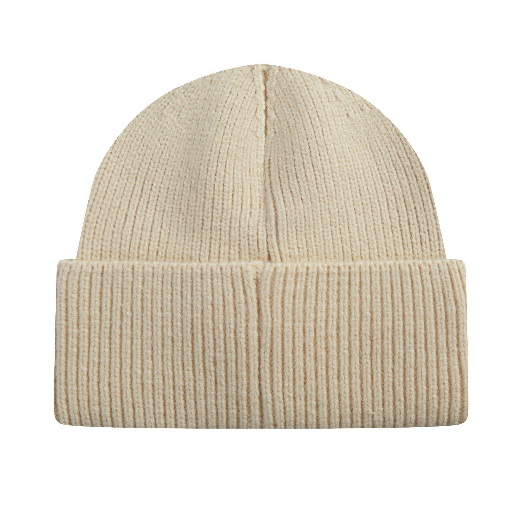 L/AB c/o Off-White Off Embroidered Cuff Beanie - Cream - CREAM