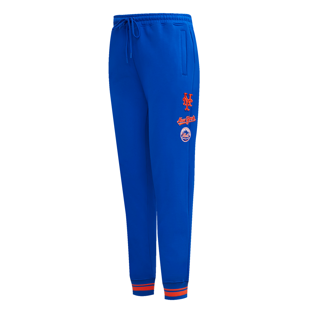 Pro Standard Women's MLB New York Mets Retro Classic Sweatpants - Royal/Orange - ROYAL/ORANGE Thumbnail View 3