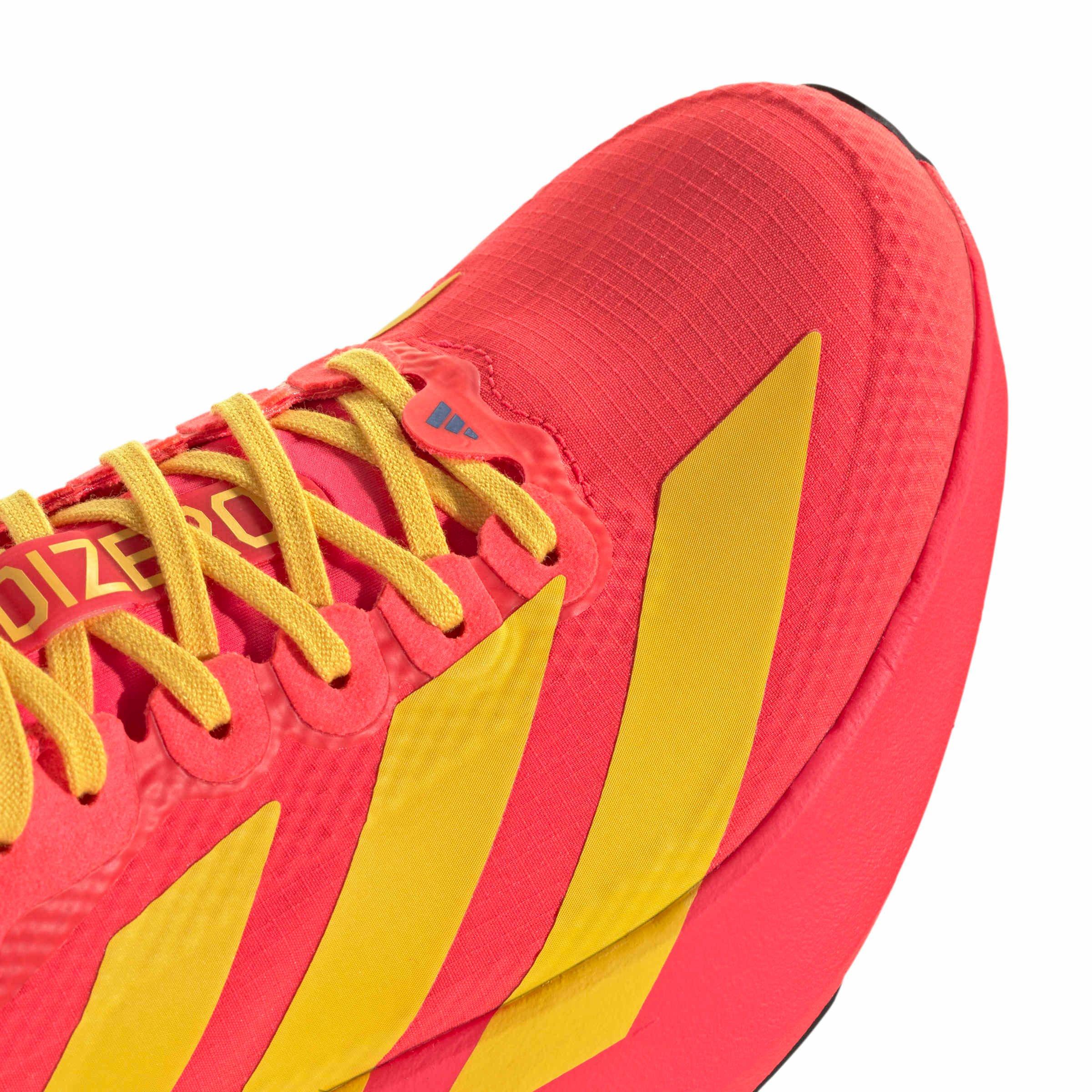 adidas Adizero EVO SL "Lucid Red/Bold Gold/Semi Lucid Blue" Women's Running Shoe - RED/GOLD/BLUE Thumbnail View 8