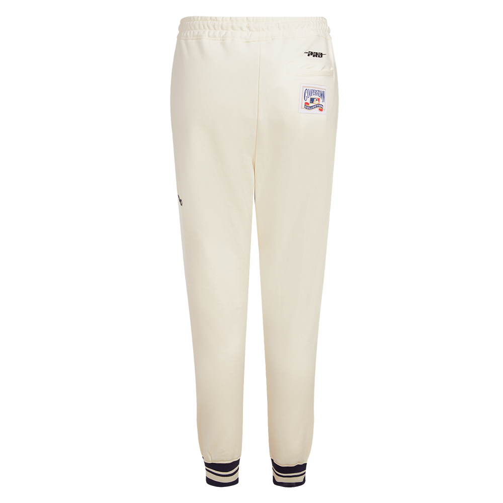 Pro Standard Women's MLB Chicago Cubs Retro Classic Sweatpants - Eggshell - EGGSHELL Thumbnail View 2