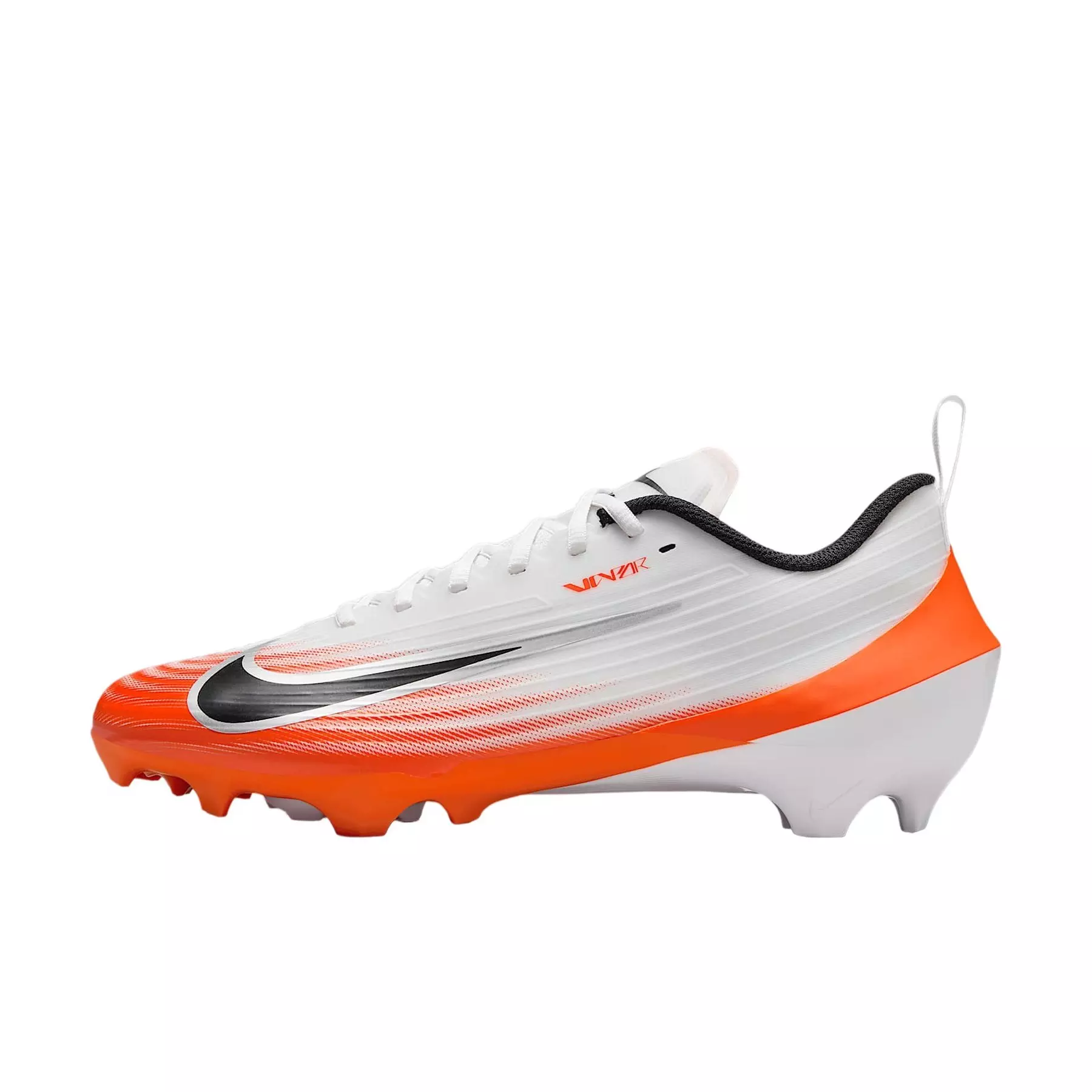Nike Vapor Speed 3 "White/Safety Orange/Metallic Silver/Black" Men's Football Cleat - WHITE/ORANGE/SILVER/BLACK