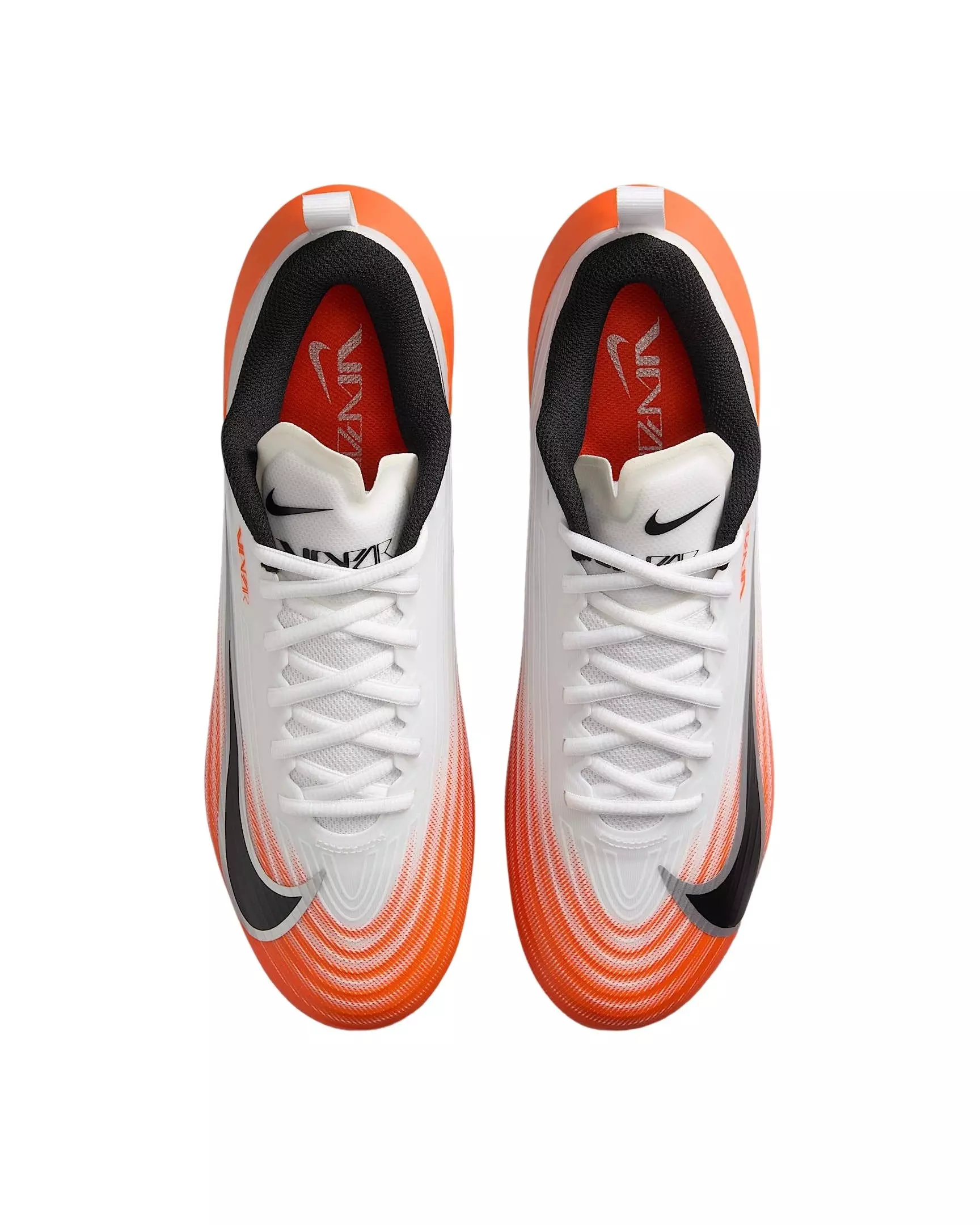 Nike Vapor Speed 3 "White/Safety Orange/Metallic Silver/Black" Men's Football Cleat - WHITE/ORANGE/SILVER/BLACK