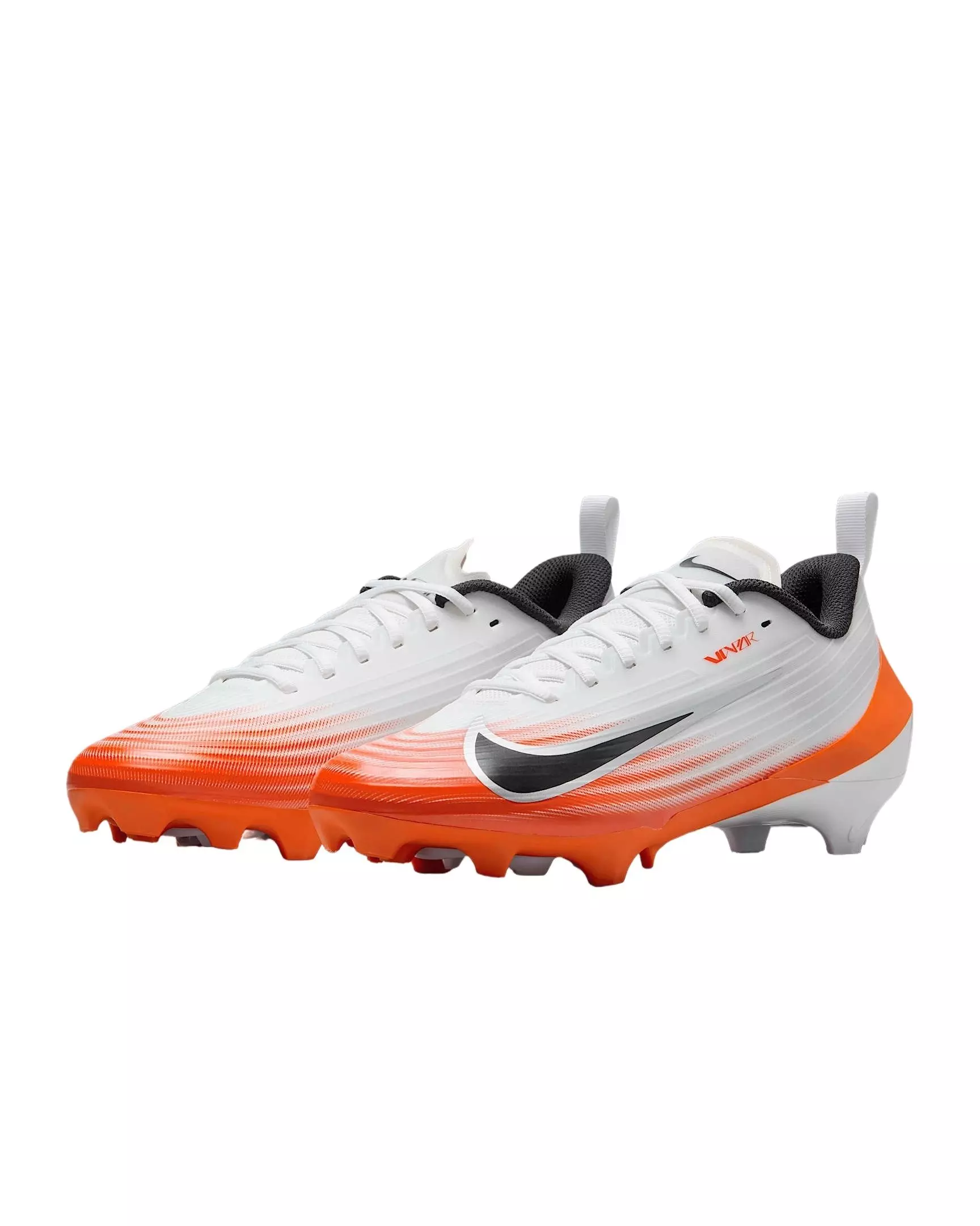 Nike Vapor Speed 3 "White/Safety Orange/Metallic Silver/Black" Men's Football Cleat - WHITE/ORANGE/SILVER/BLACK