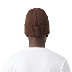 L/AB c/o Off-White Off Embroidered Cuff Beanie - Brown - BROWN