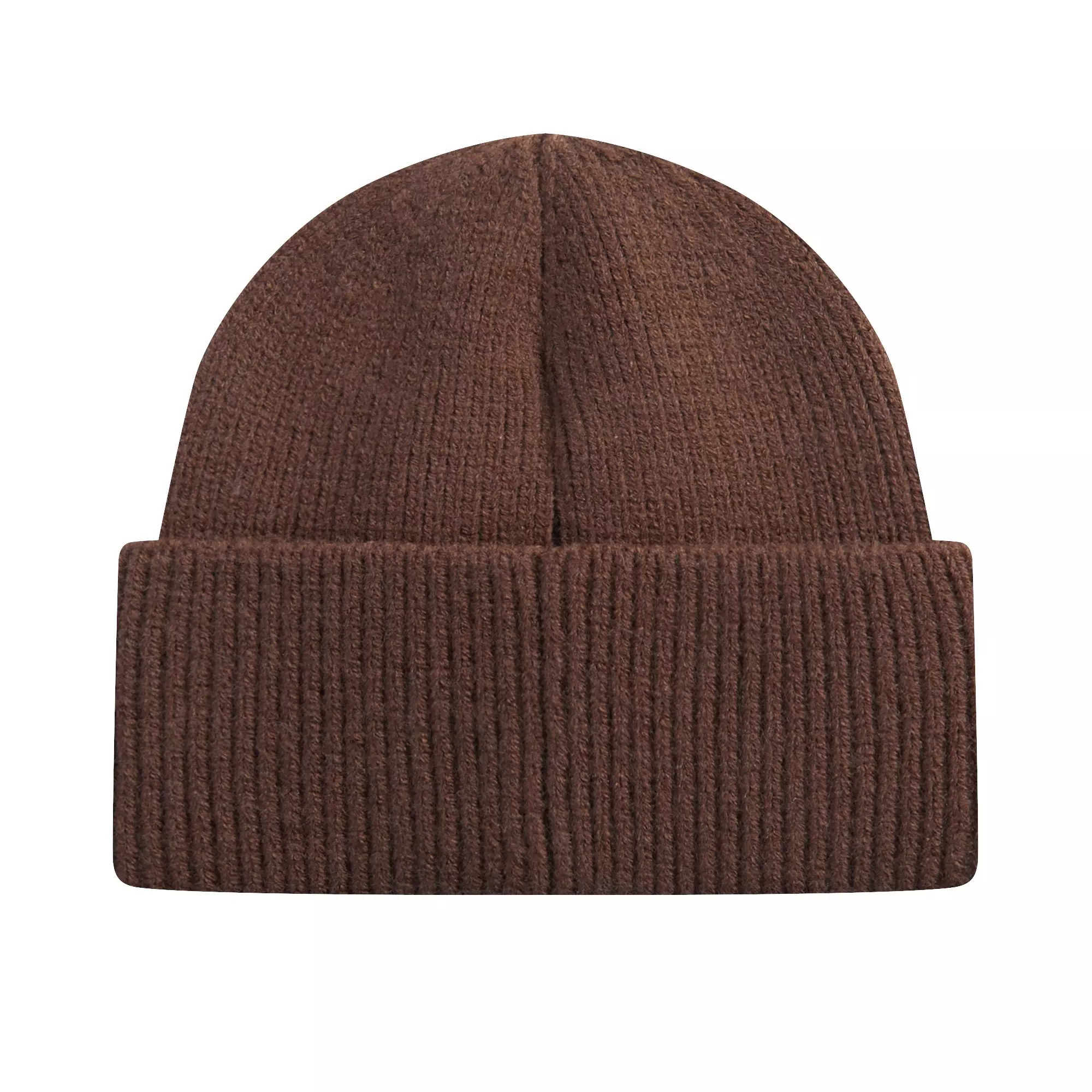 L/AB c/o Off-White Off Embroidered Cuff Beanie - Brown - BROWN