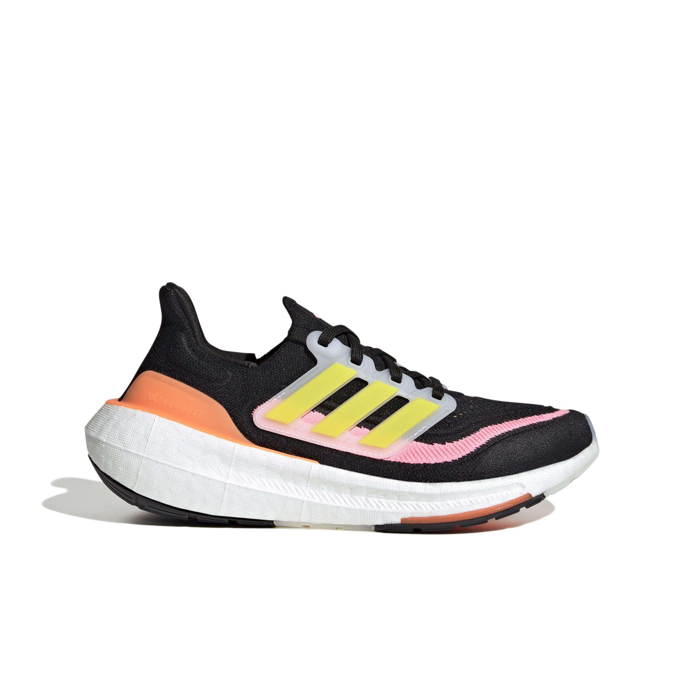 adidas Ultraboost 23 Core Black Bold Yellow Ftwr White Women s Running Shoe Hibbett