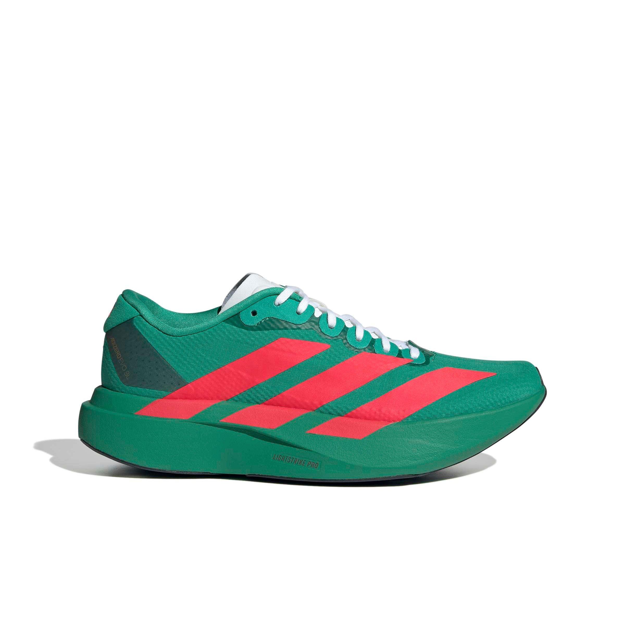 Green adidas Adizero EVO SL Running Shoes
