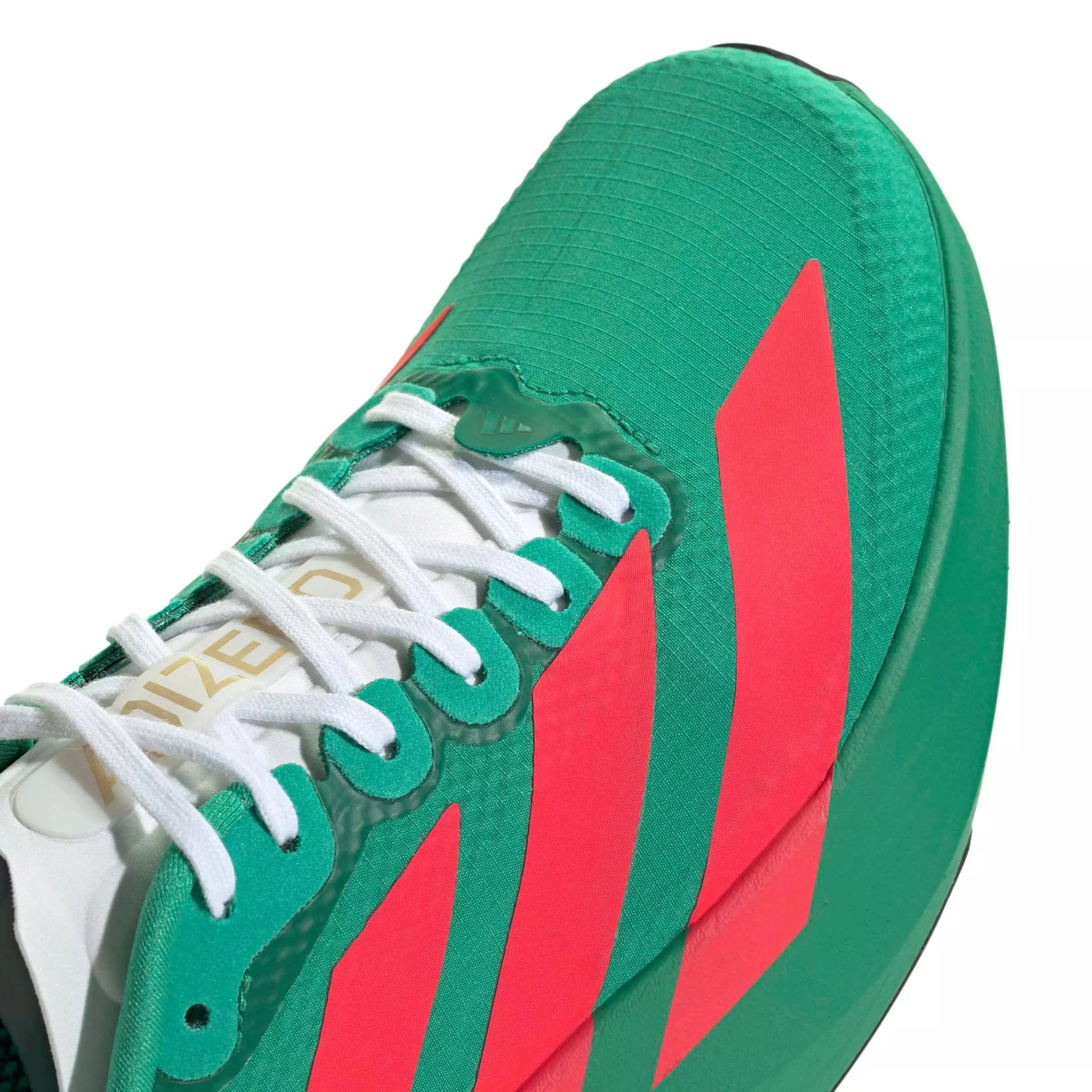 adidas Adizero EVO SL "Court Green/Lucid Red/Ftwr White" Women's Running Shoe - GREEN/RED/WHITE