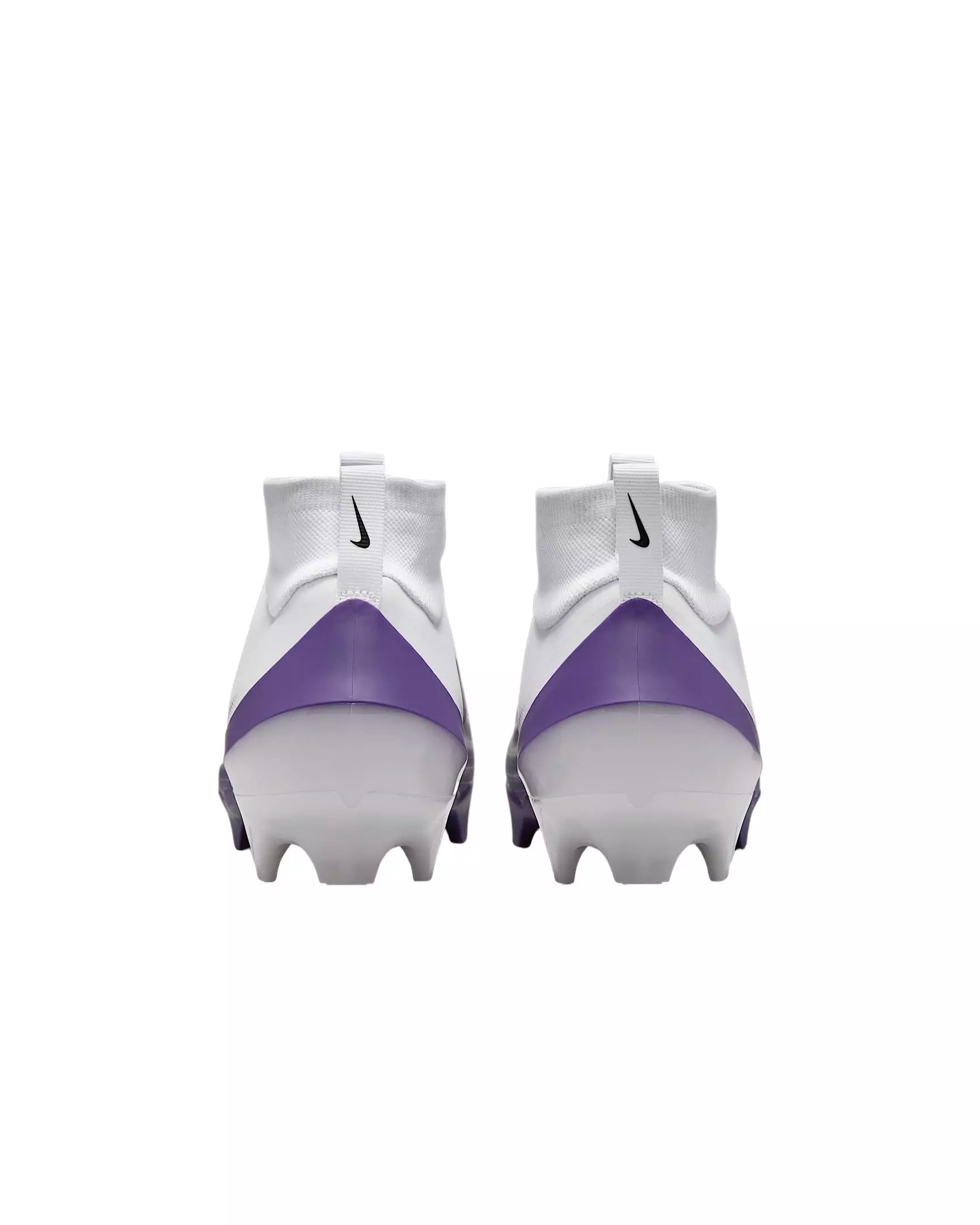 Nike Vapor Pro 1 "White/Court Purple/Metallic Silver/Black" Men's Football Cleat - WHITE/PURPLE/SILVER/BLACK