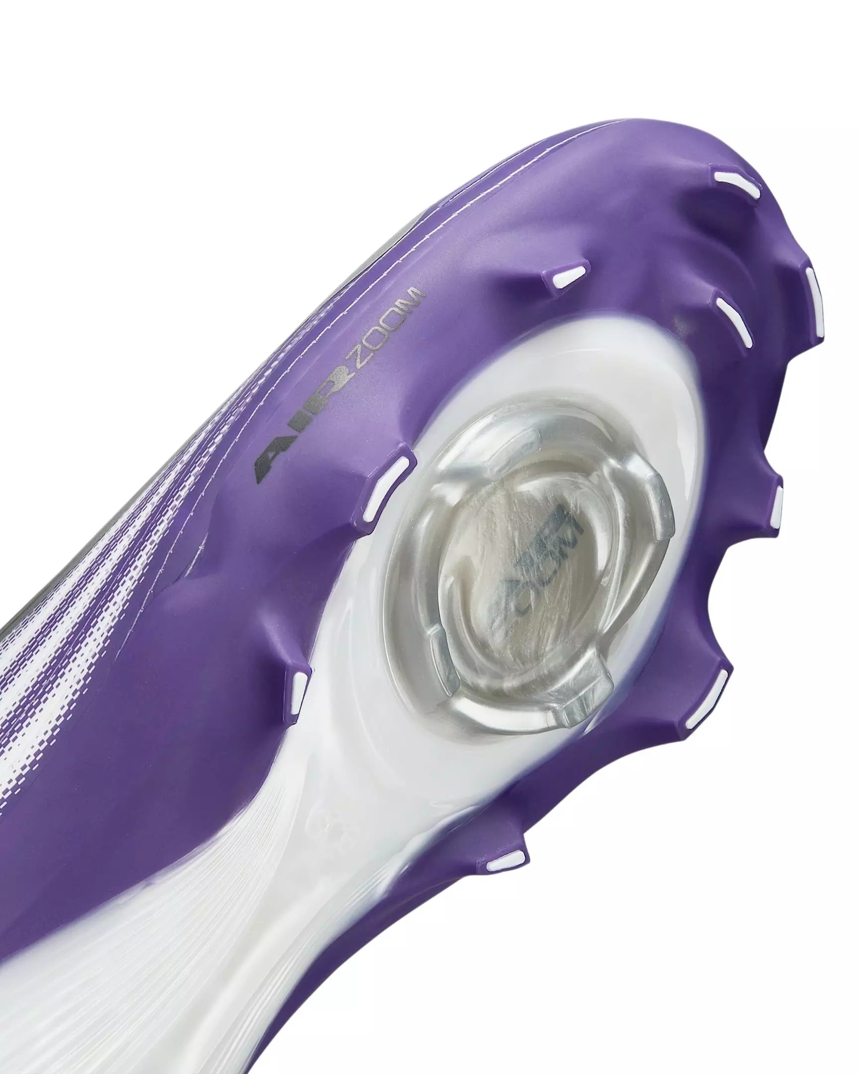 Nike Vapor Pro 1 "White/Court Purple/Metallic Silver/Black" Men's Football Cleat - WHITE/PURPLE/SILVER/BLACK