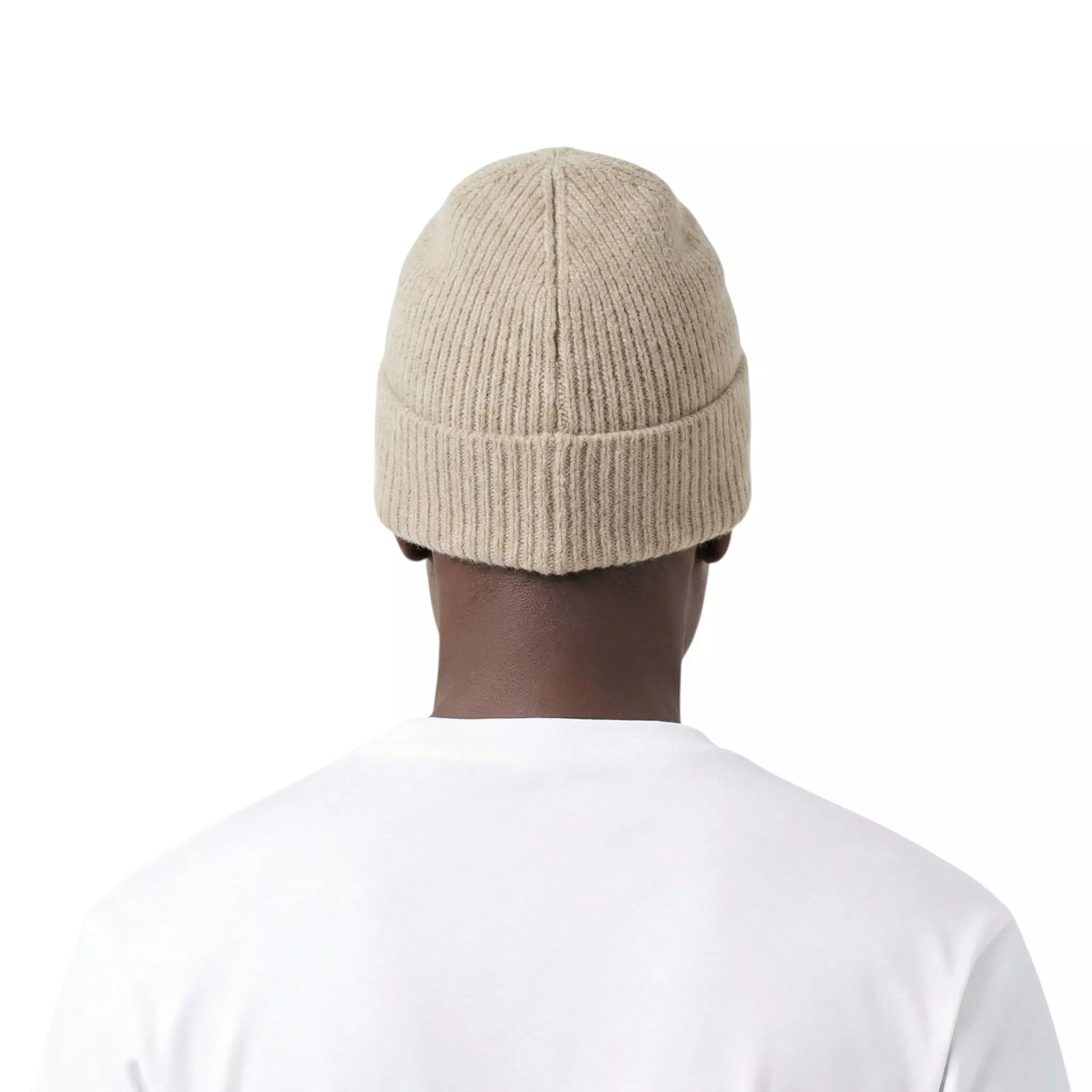 L/AB c/o Off-White Off Embroidered Cuff Beanie - Tan - TAN