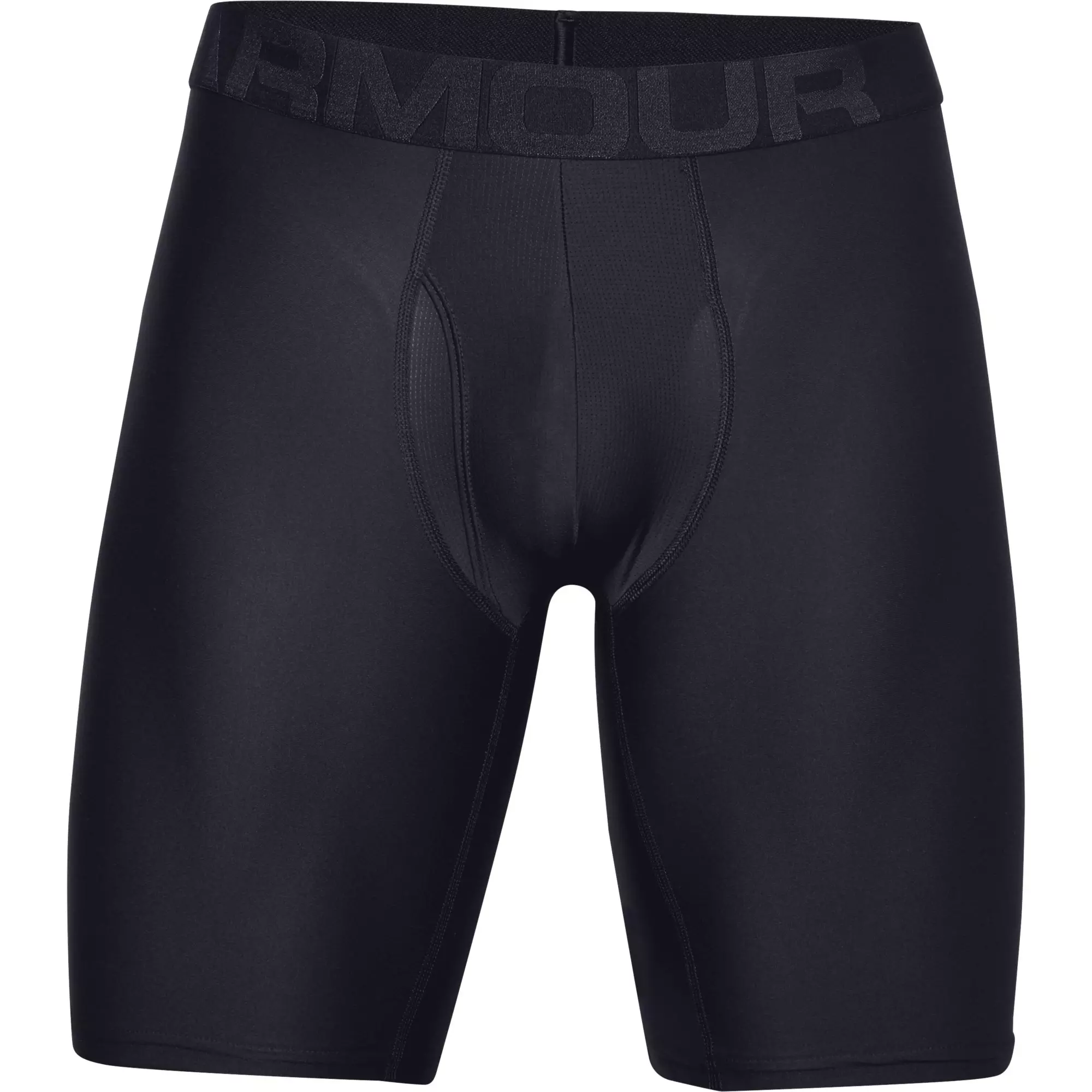 Under Armour Men's UA Tech 9" Boxerjock-2-Pack - BLACK